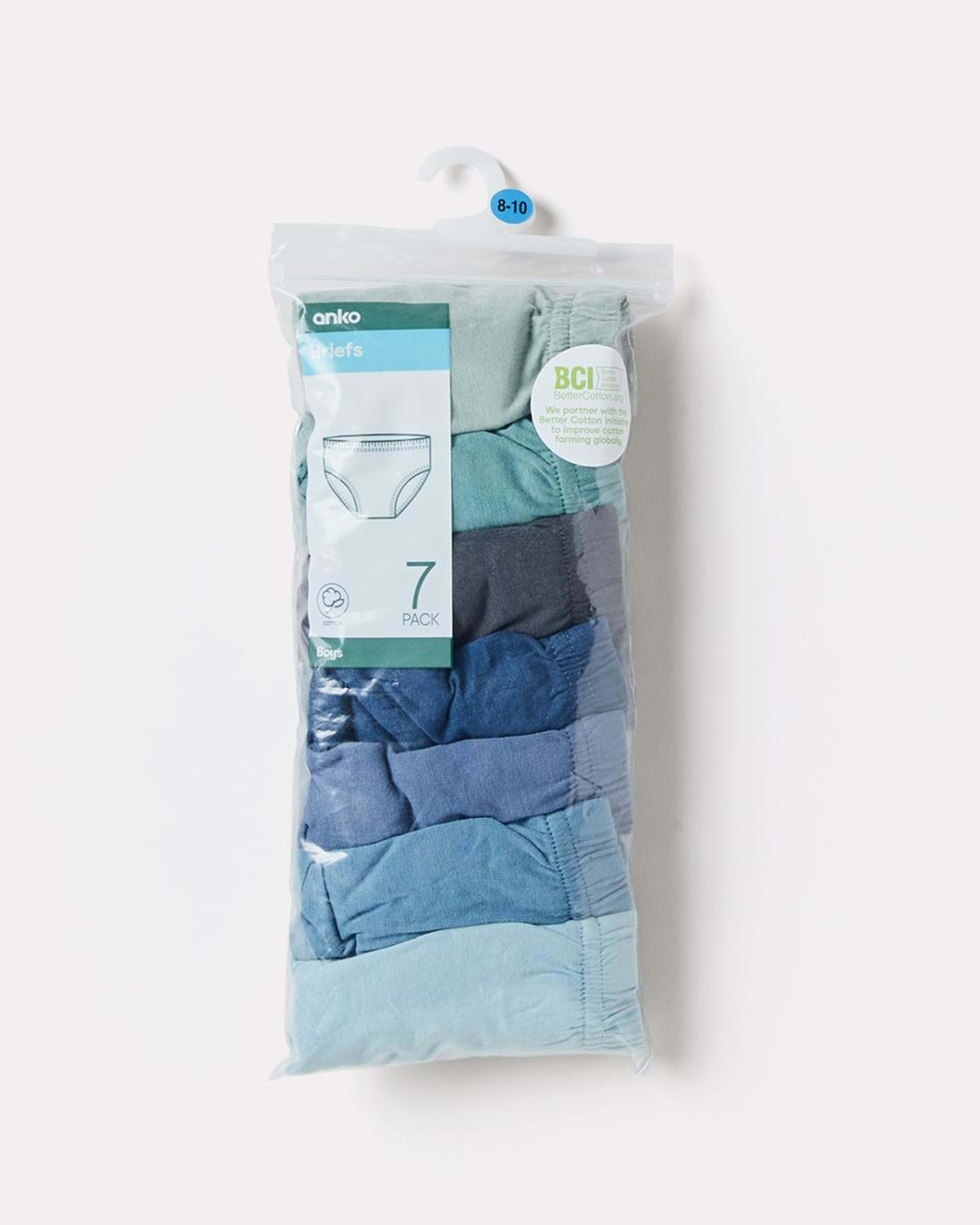 9 7 Pack Briefs Green, 9 of 9