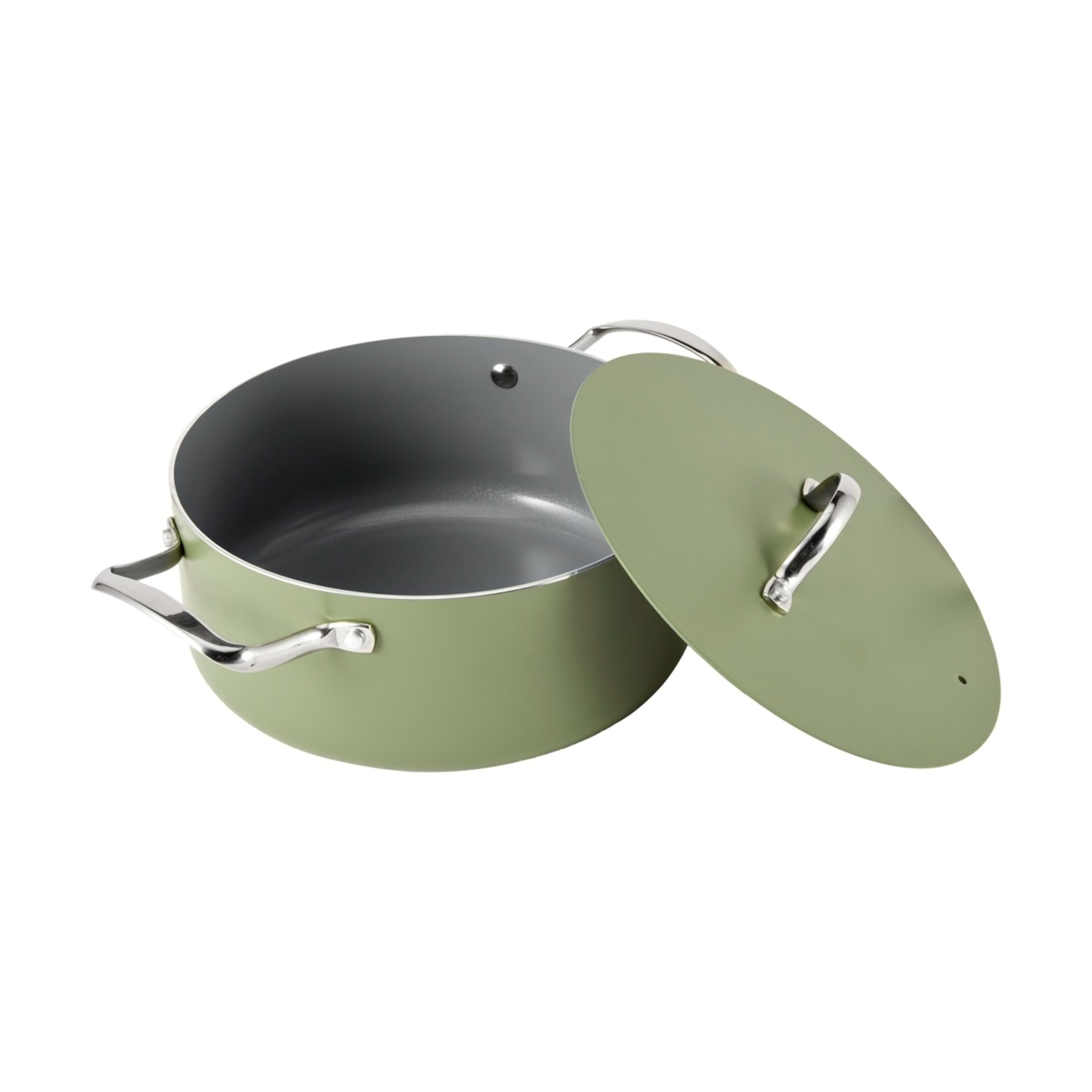 2 24cm Ceramic Non-Stick Casserole, 2 of 6