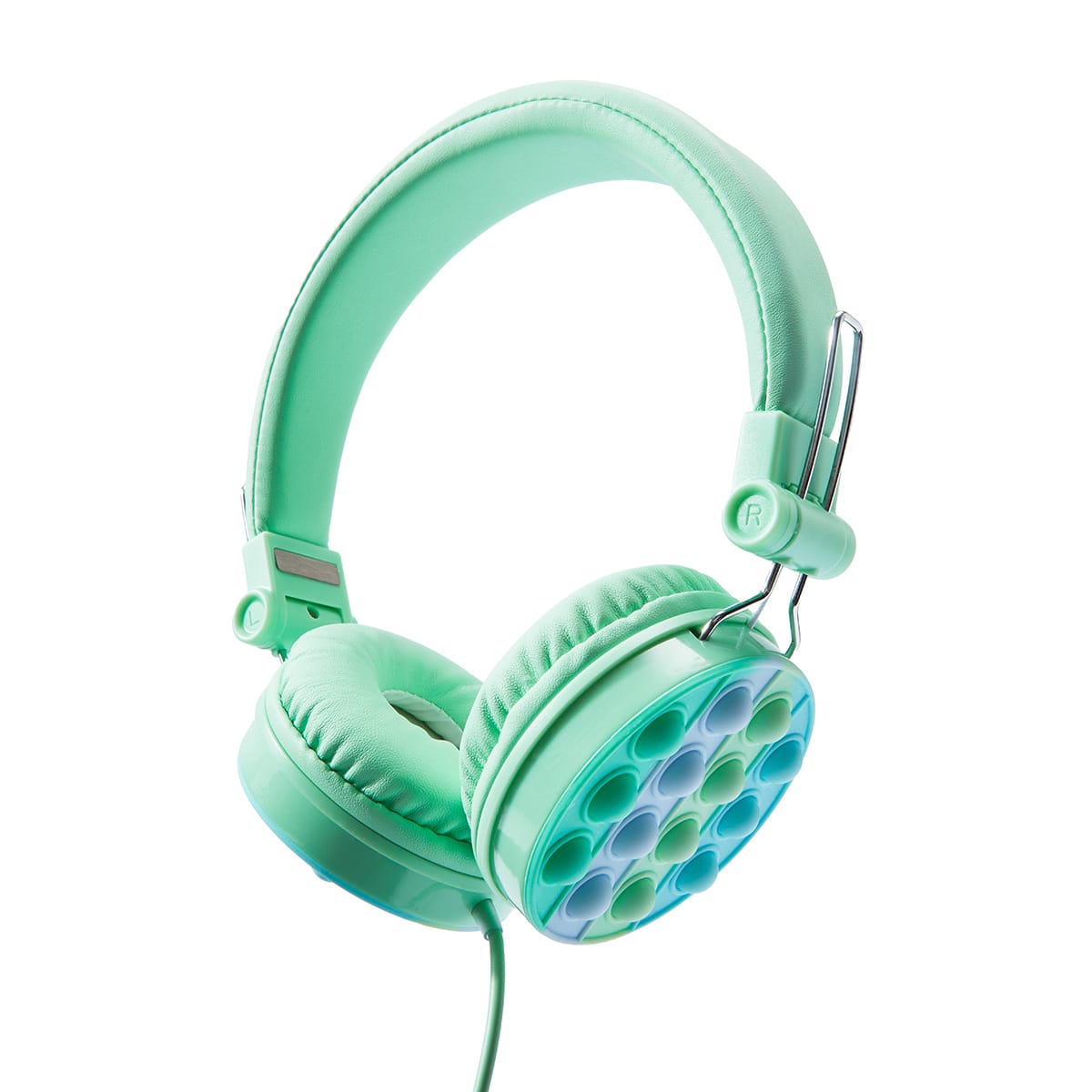 Wired Kids Pop it Headphones Green Kmart