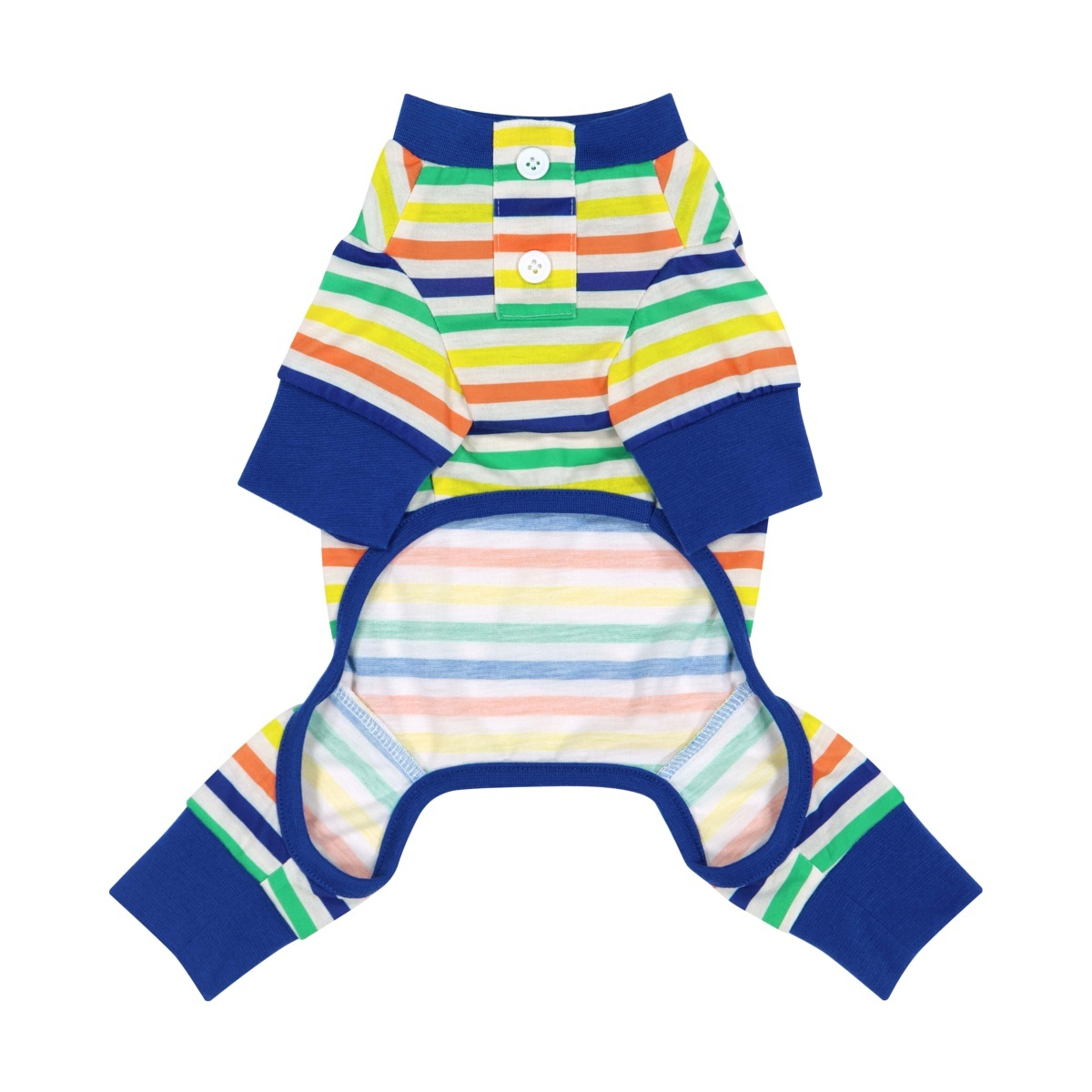6 Pet Pyjama Stripe - Small, Blue, 6 of 9