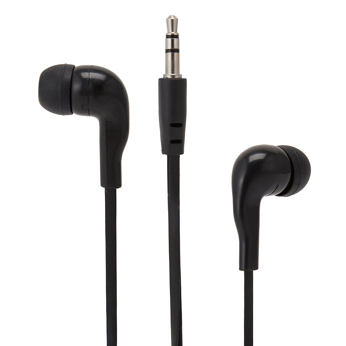 Wired Earphones Black Kmart