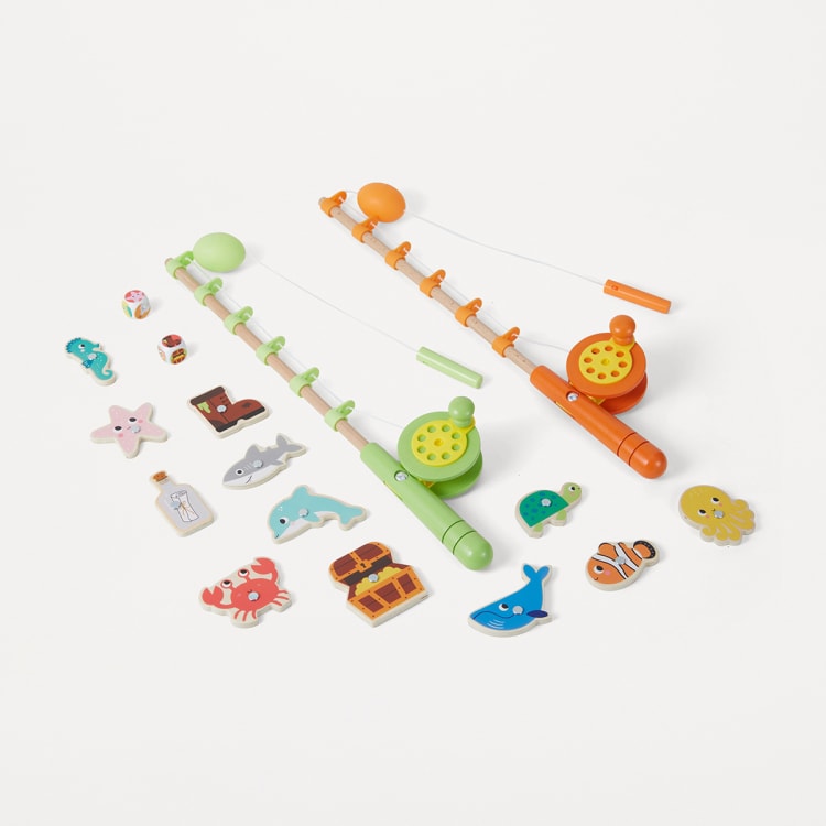 Wooden Fishing Set Kmart