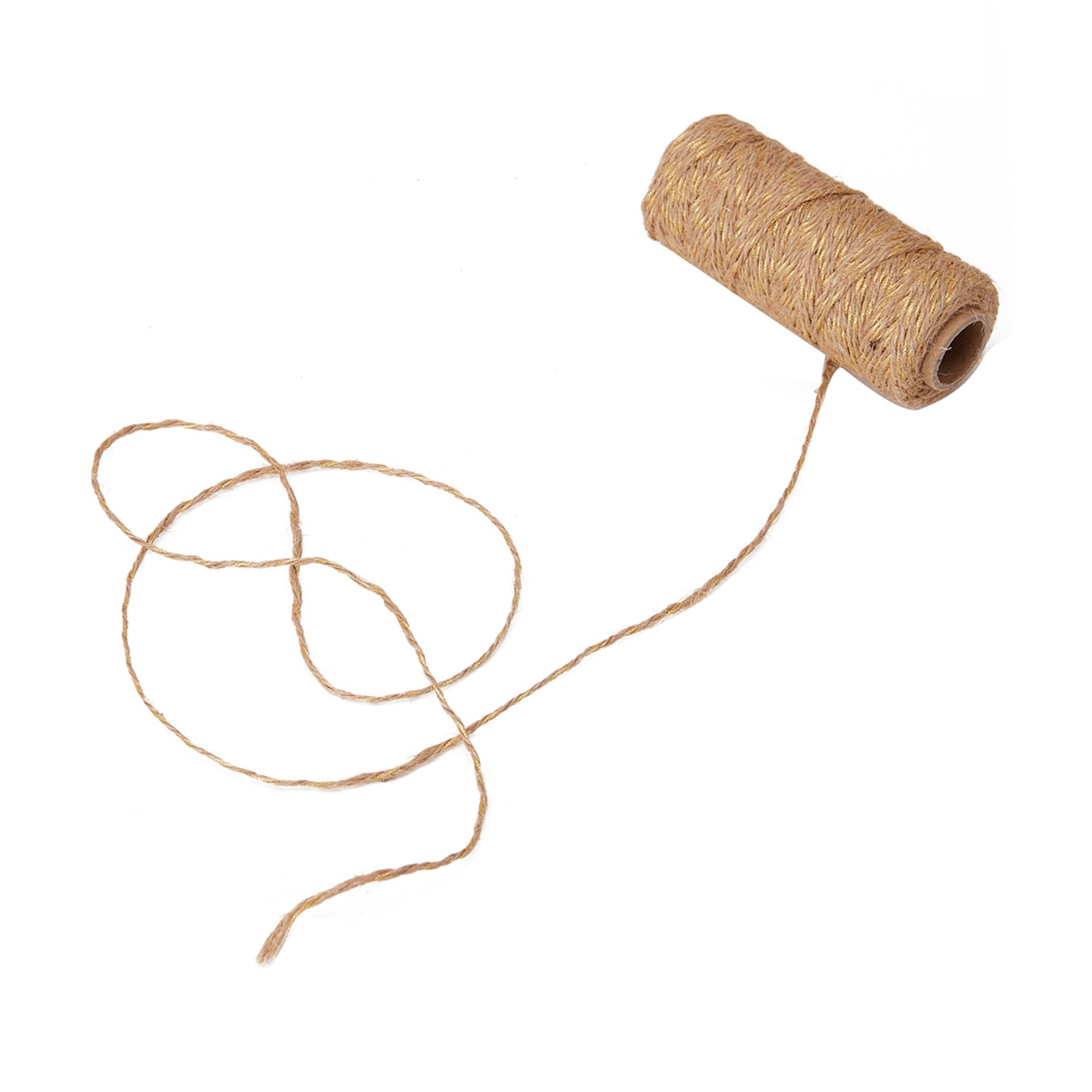50m Metallic Jute Twine Kmart