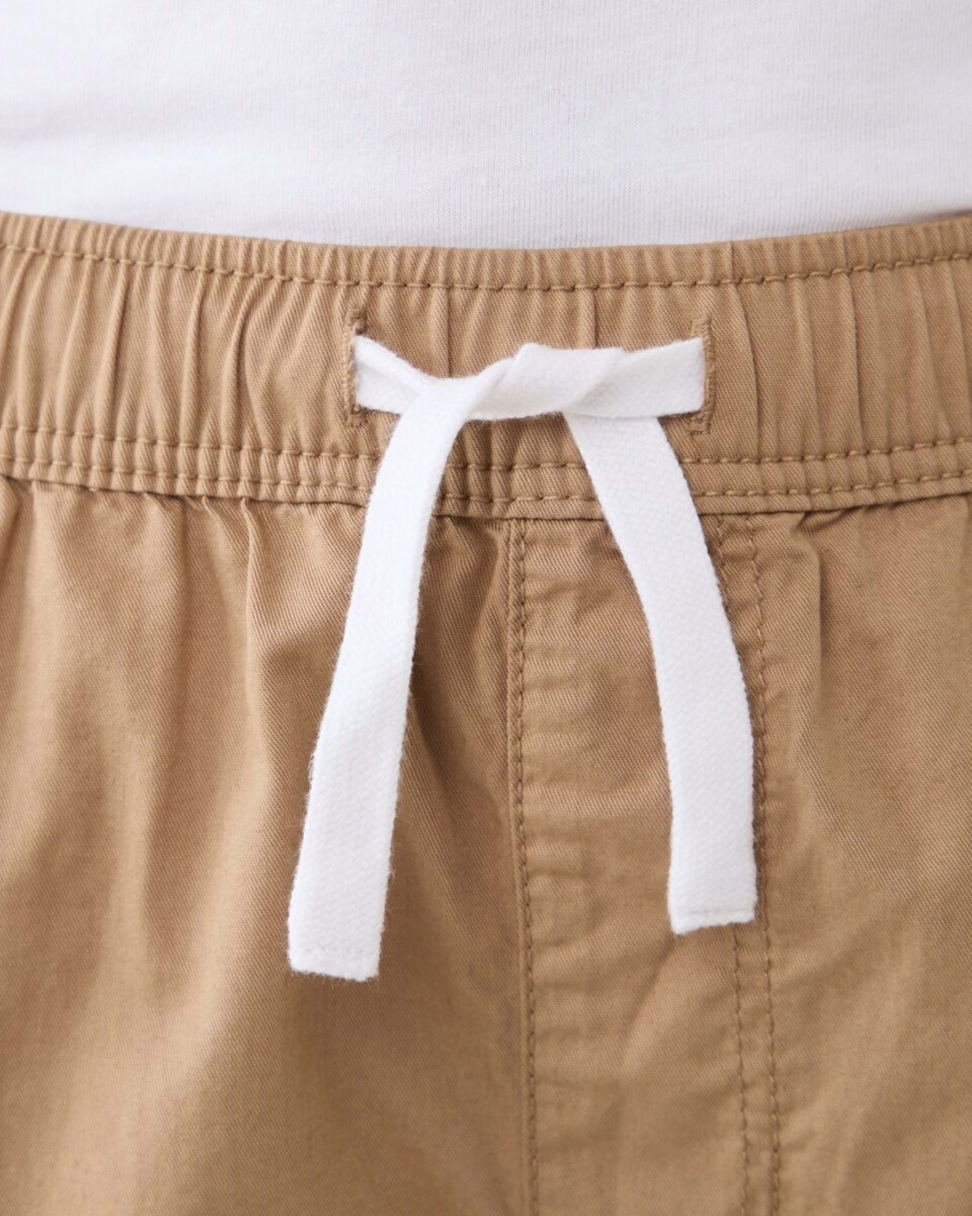 4 Pull On Twill Shorts CORNSTALK, 4 of 6