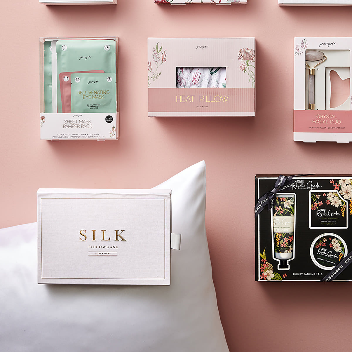 Silk Pillowcase Silver Kmart