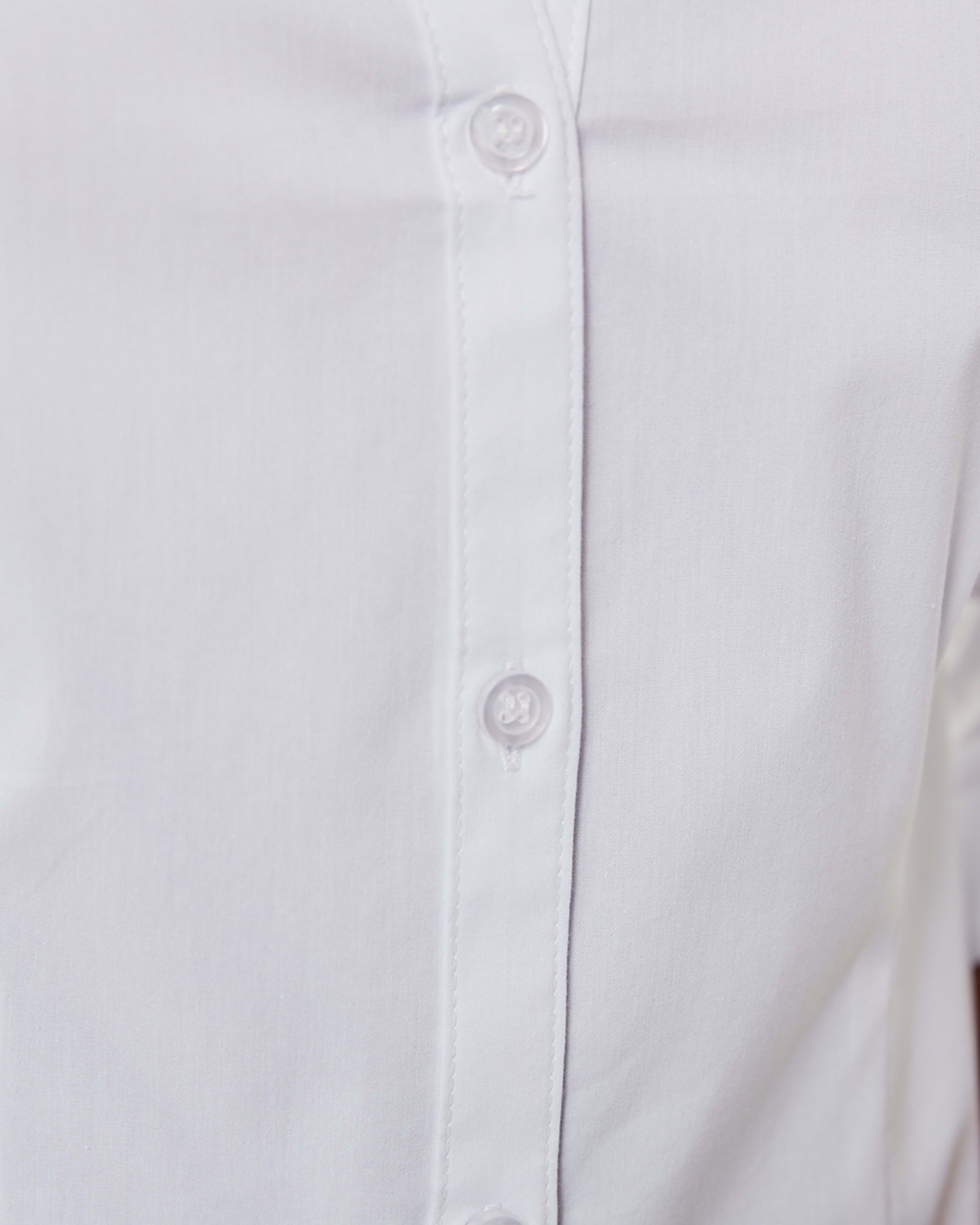 6 3/4 Sleeve Work Shirt White, 6 of 6
