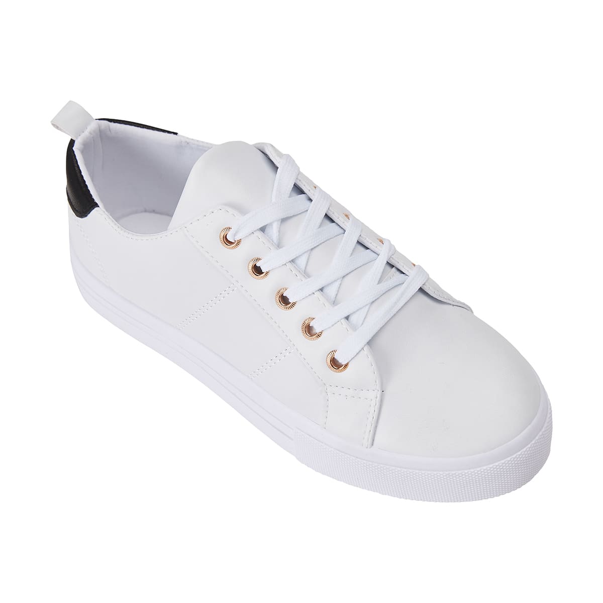 white platform lace up shoes