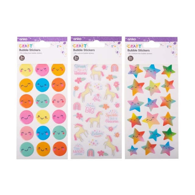 Bubble Stickers - Assorted - Kmart