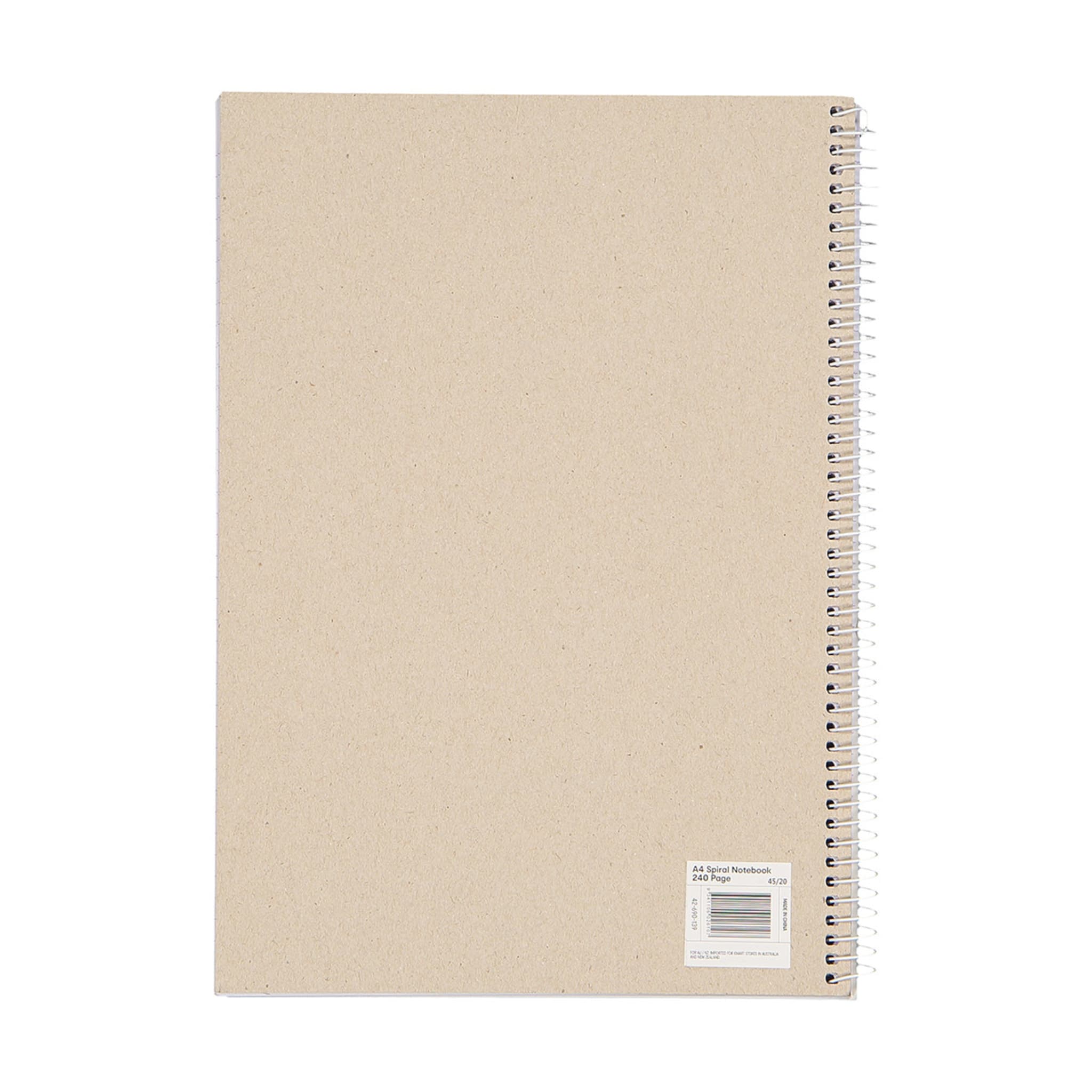 240 Page A4 Spiral Notebook Kmart