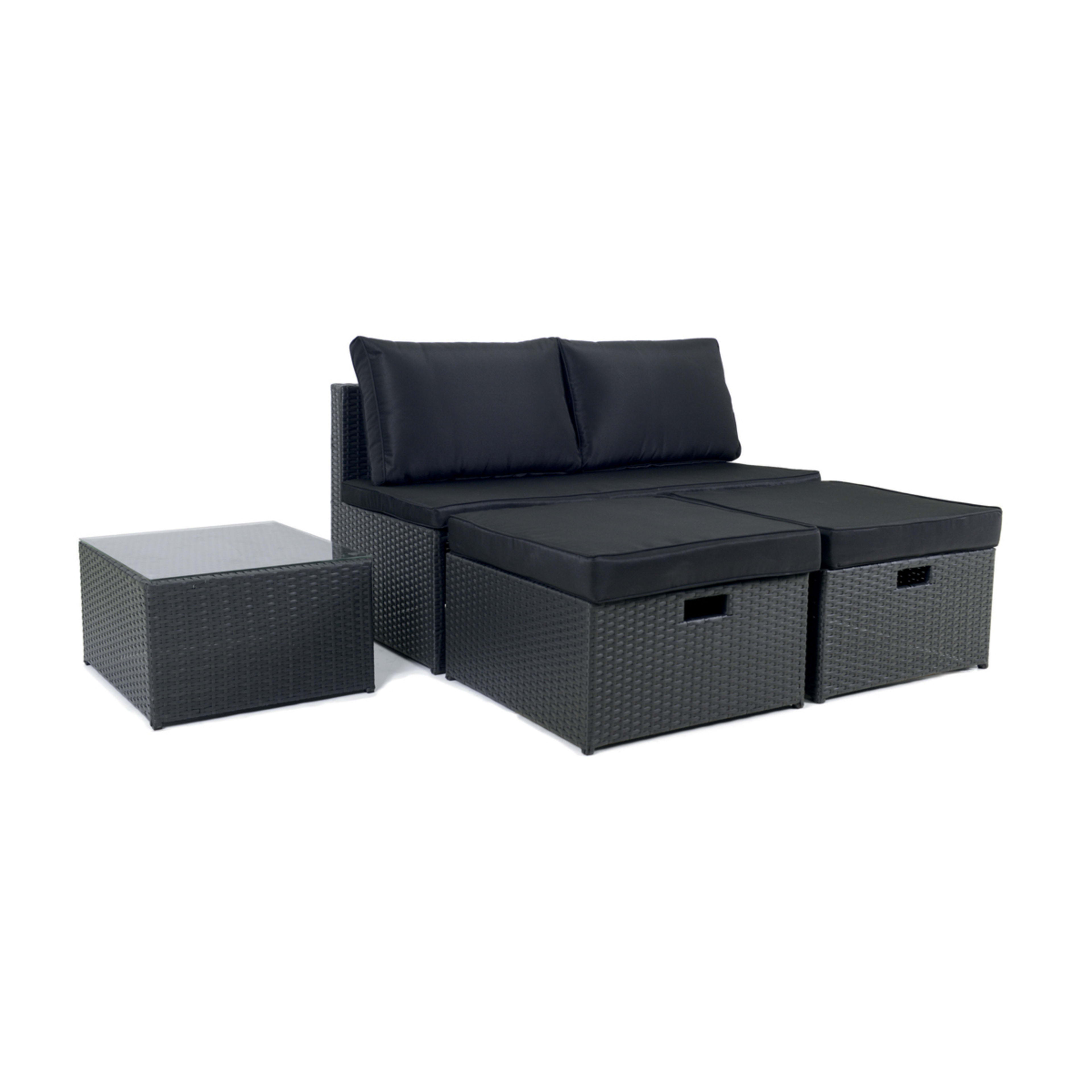 3 Rimini 4 Piece Modular Lounger, 3 of 6