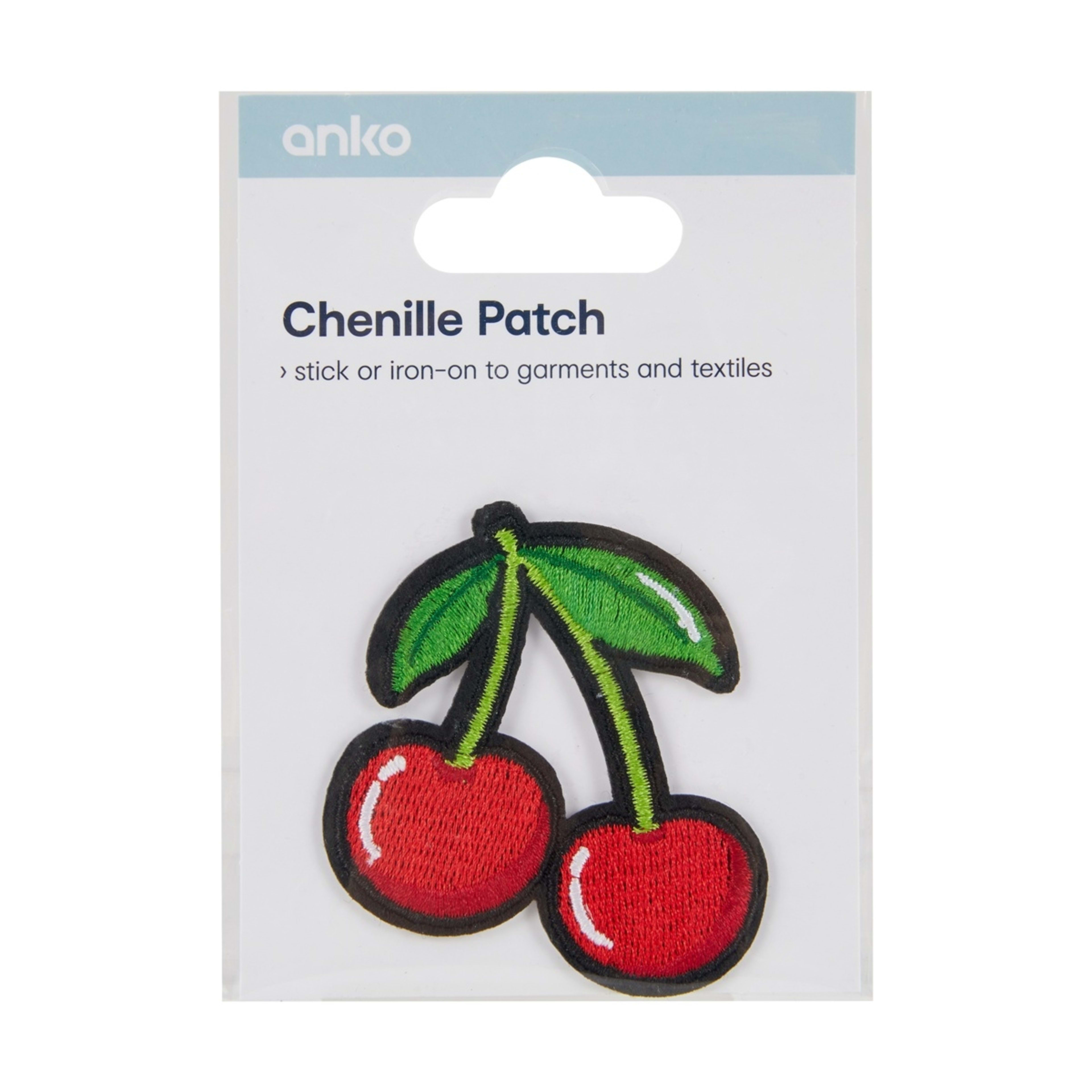 1 Chenille Patch - Cherry
