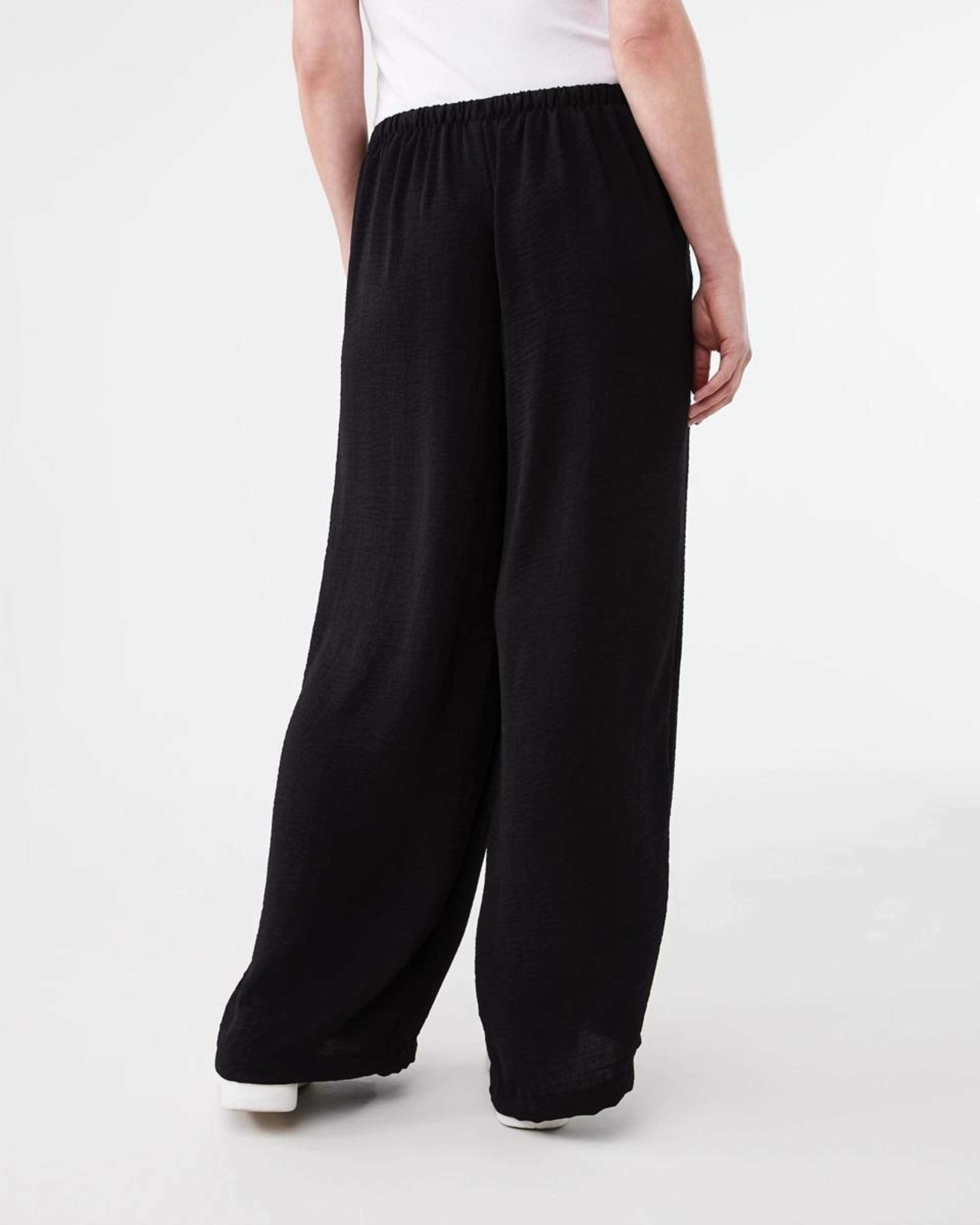 3 Smart Palazzo Pants Black, 3 of 5
