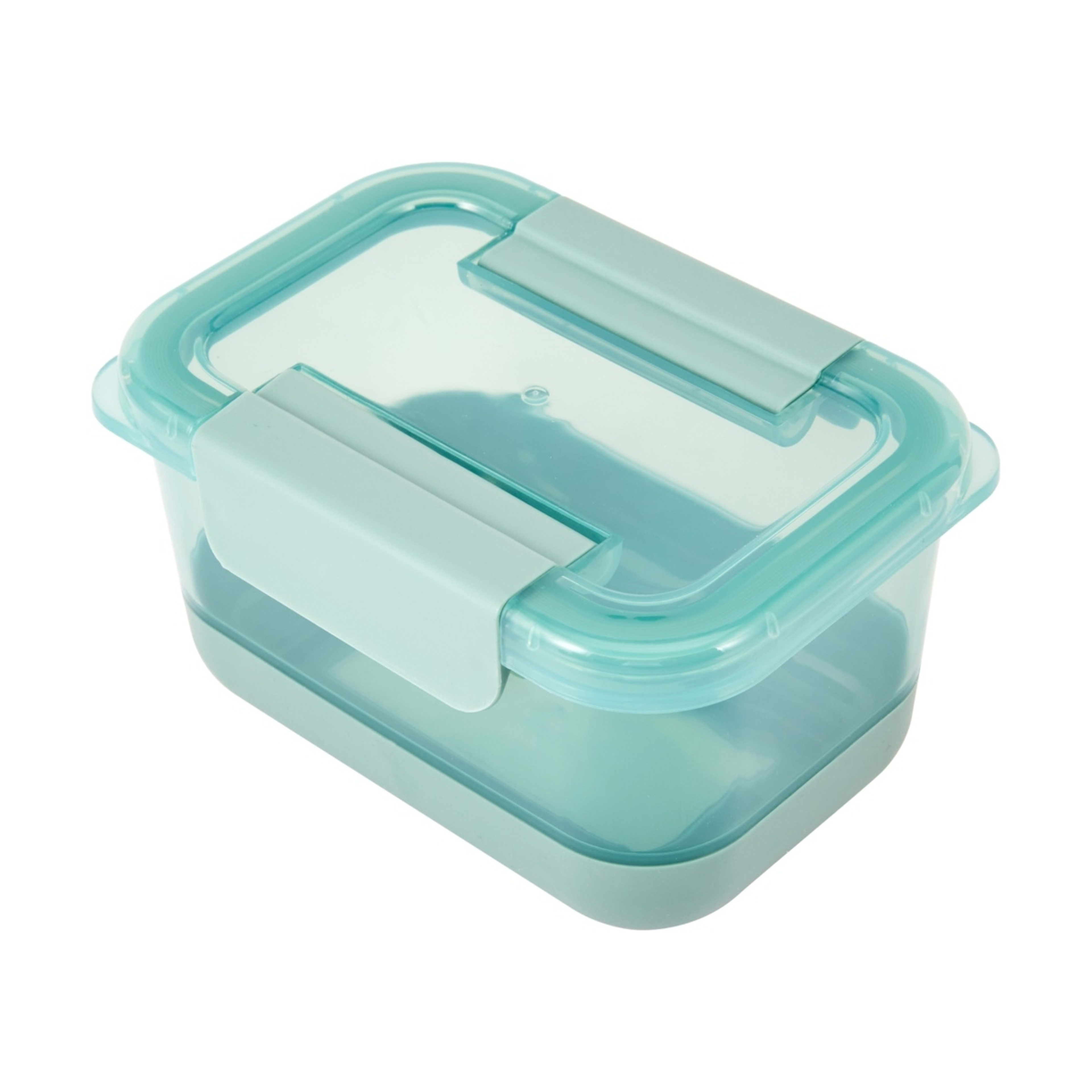 8 5 Piece Two Toned Plastic Food Storage Set, 8 of 10