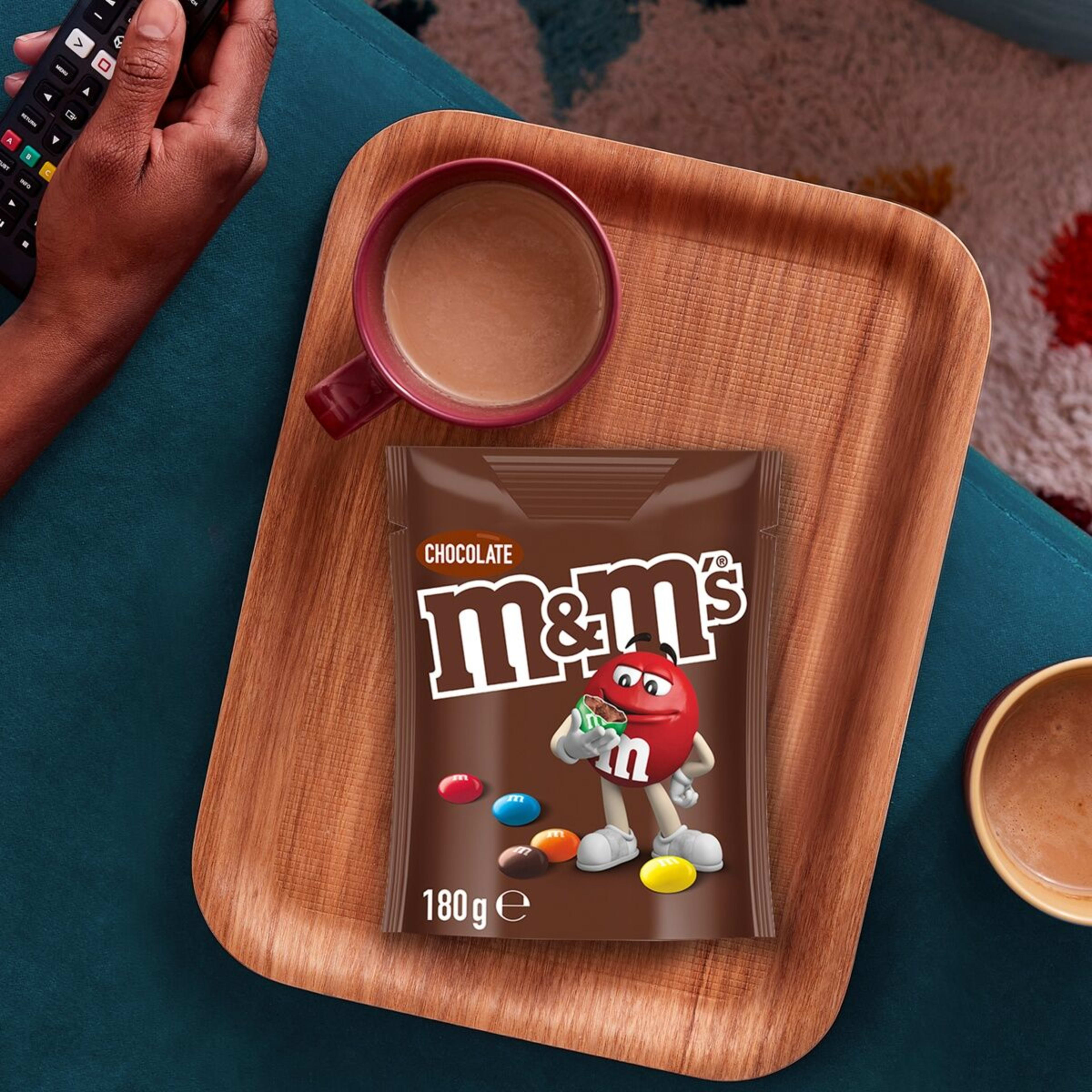 6 M&M's Milk Chocolate Snack and Share Bag 180g, 6 of 7