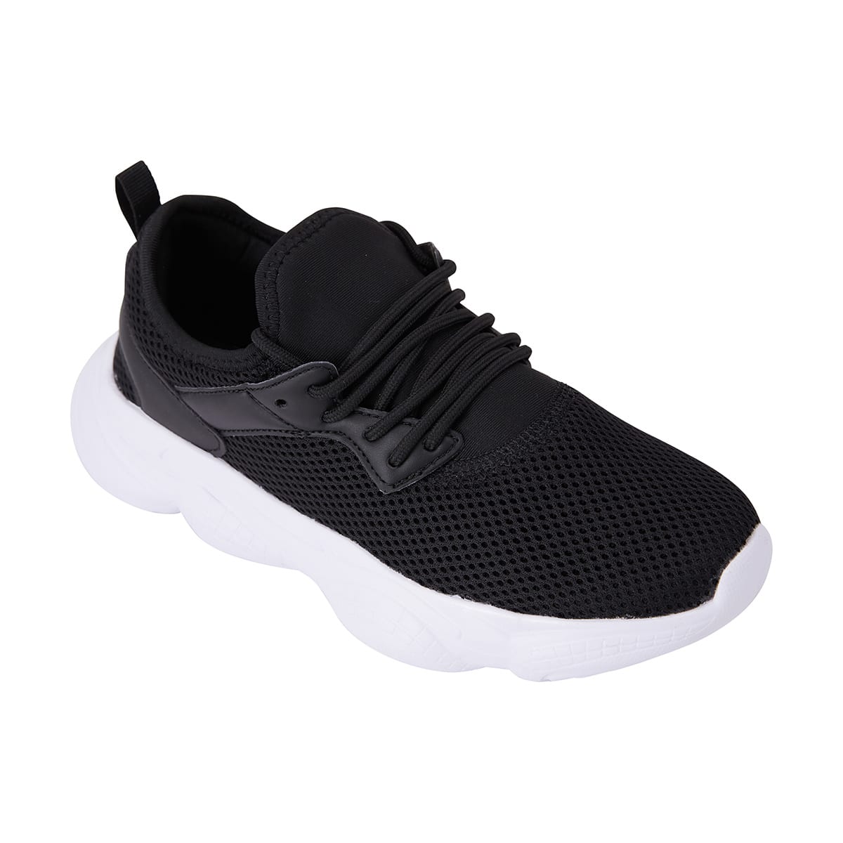 womens black trainer pumps