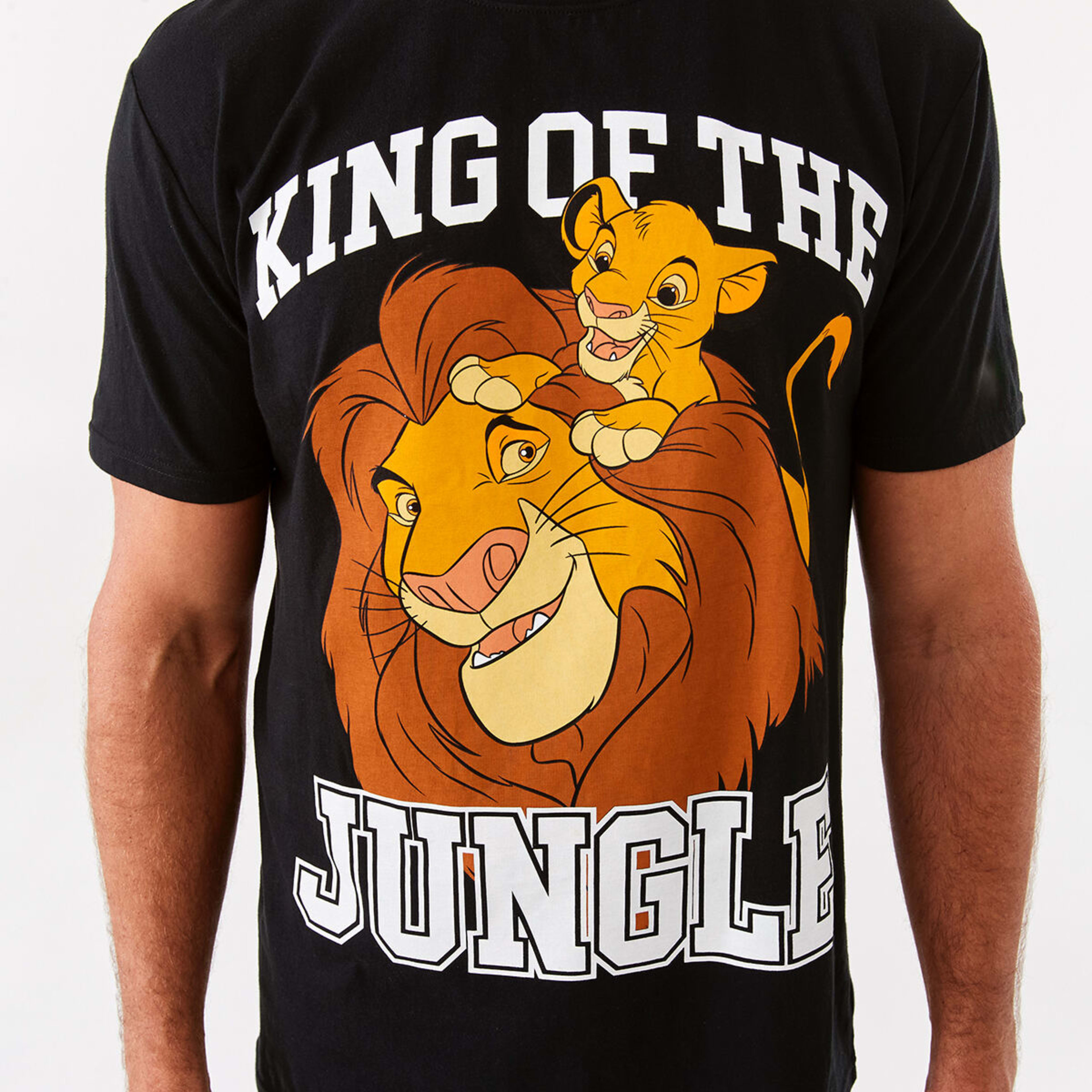 5 Lion King License T-shirt Lion King Family Print Black, 5 of 5