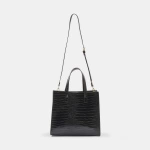 Croc Structured Tote Bag