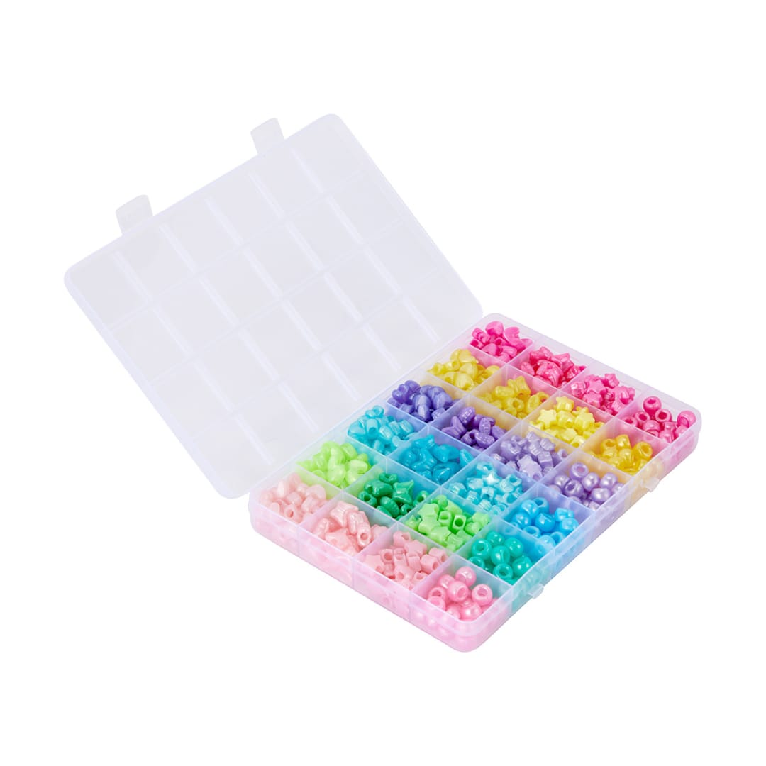 Assorted Shape Beads Set Brights Kmart