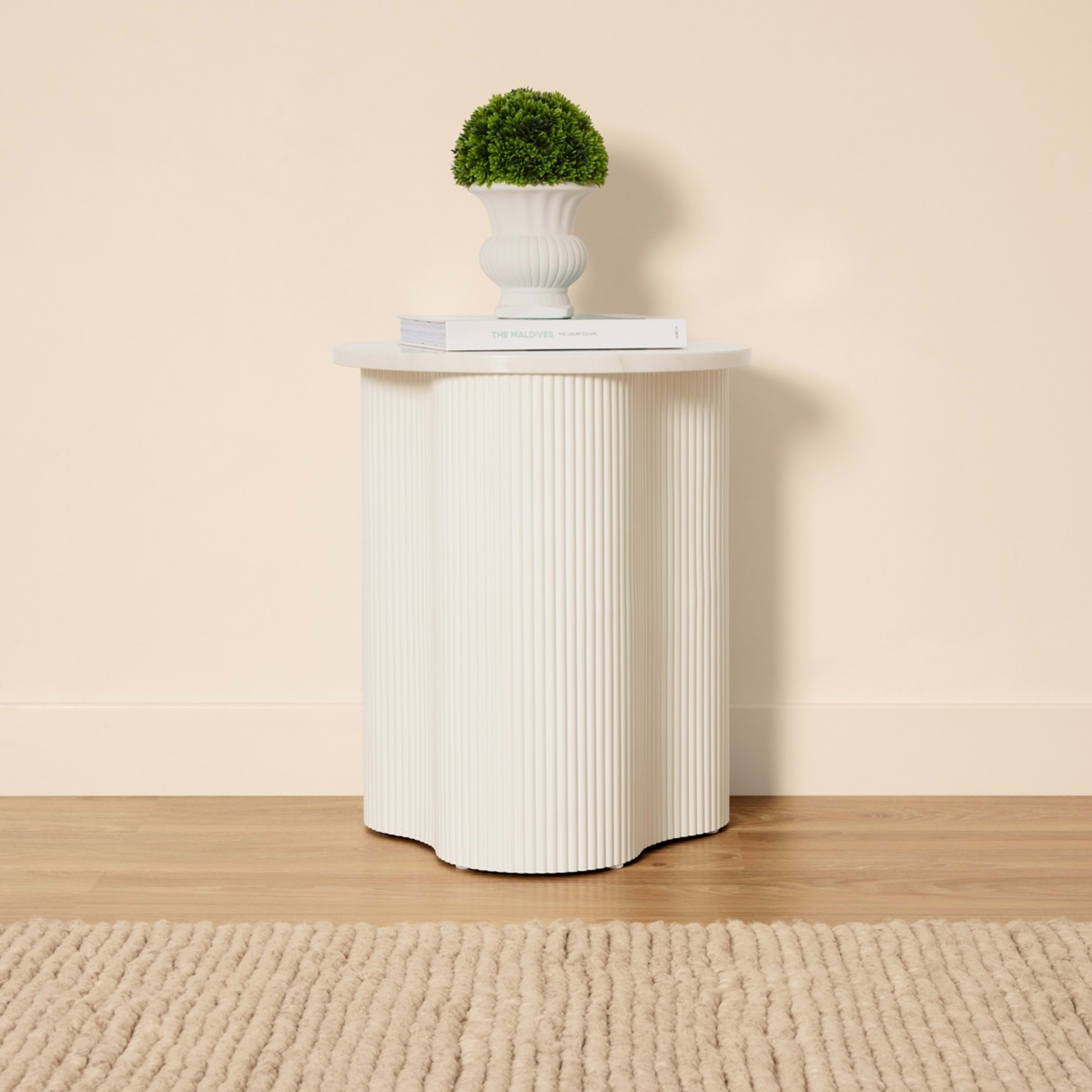 1 Round Marble Side Table