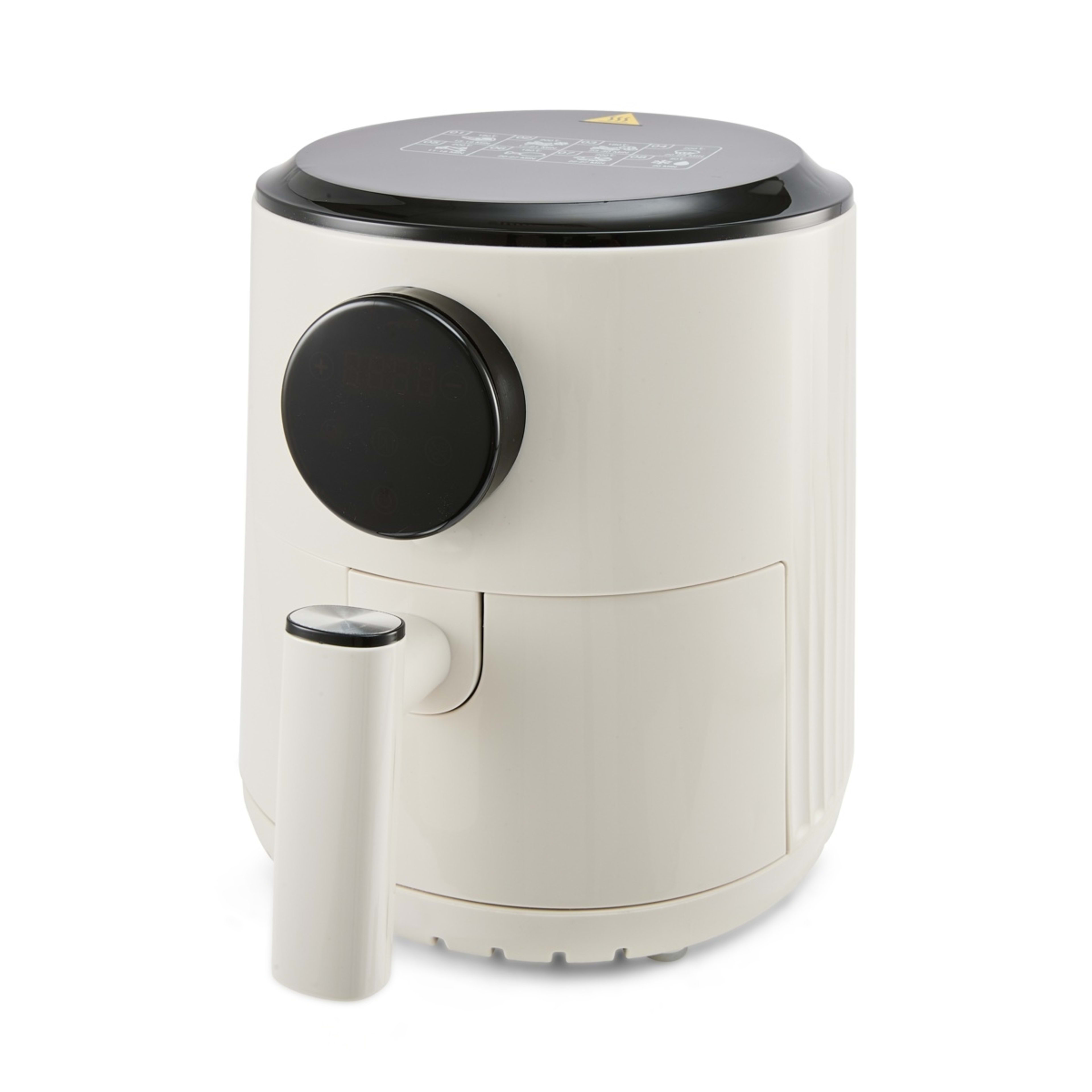 3 1.2L Mini Air Fryer - Off White, 3 of 8