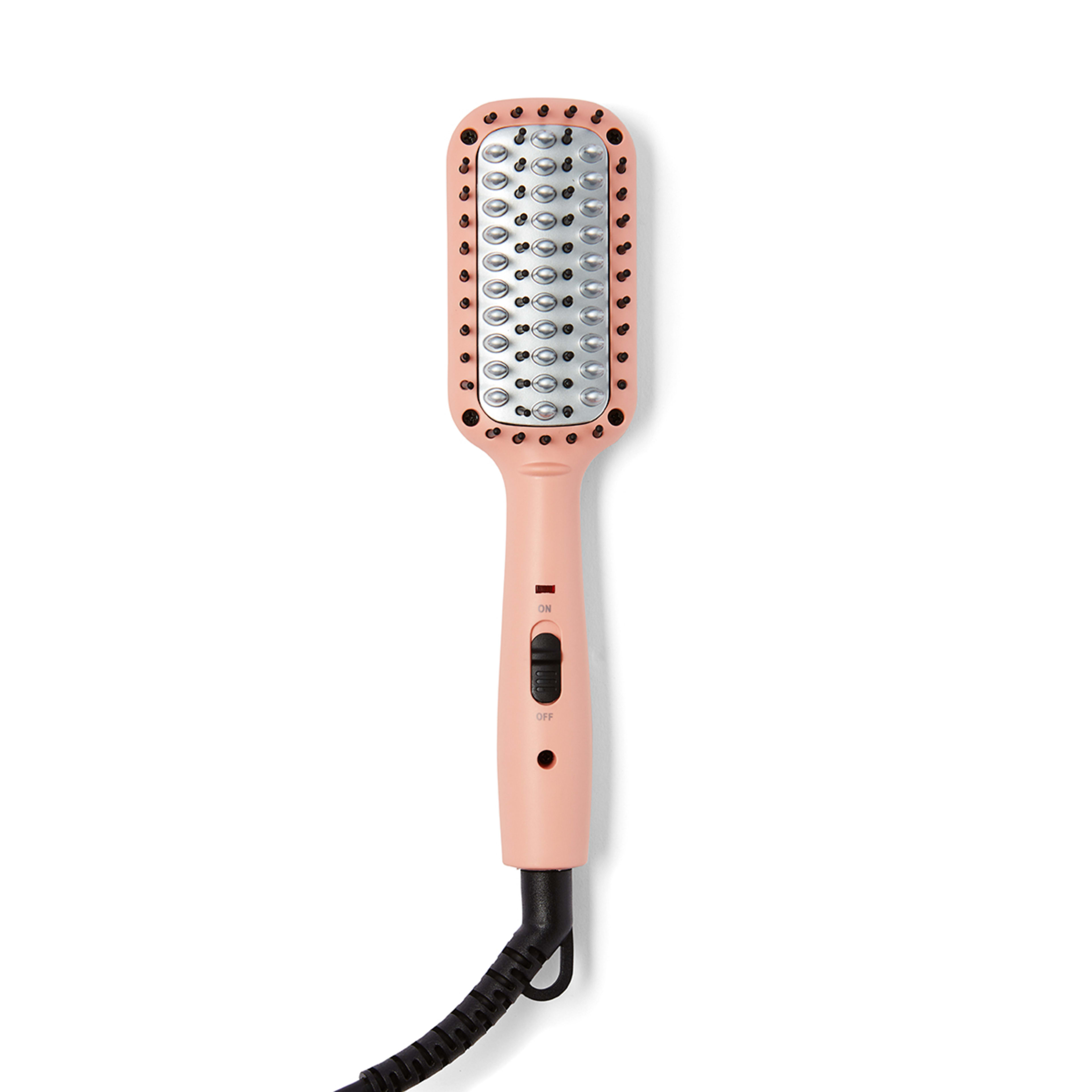 4 Mini Straightening Brush - Peach, 4 of 9