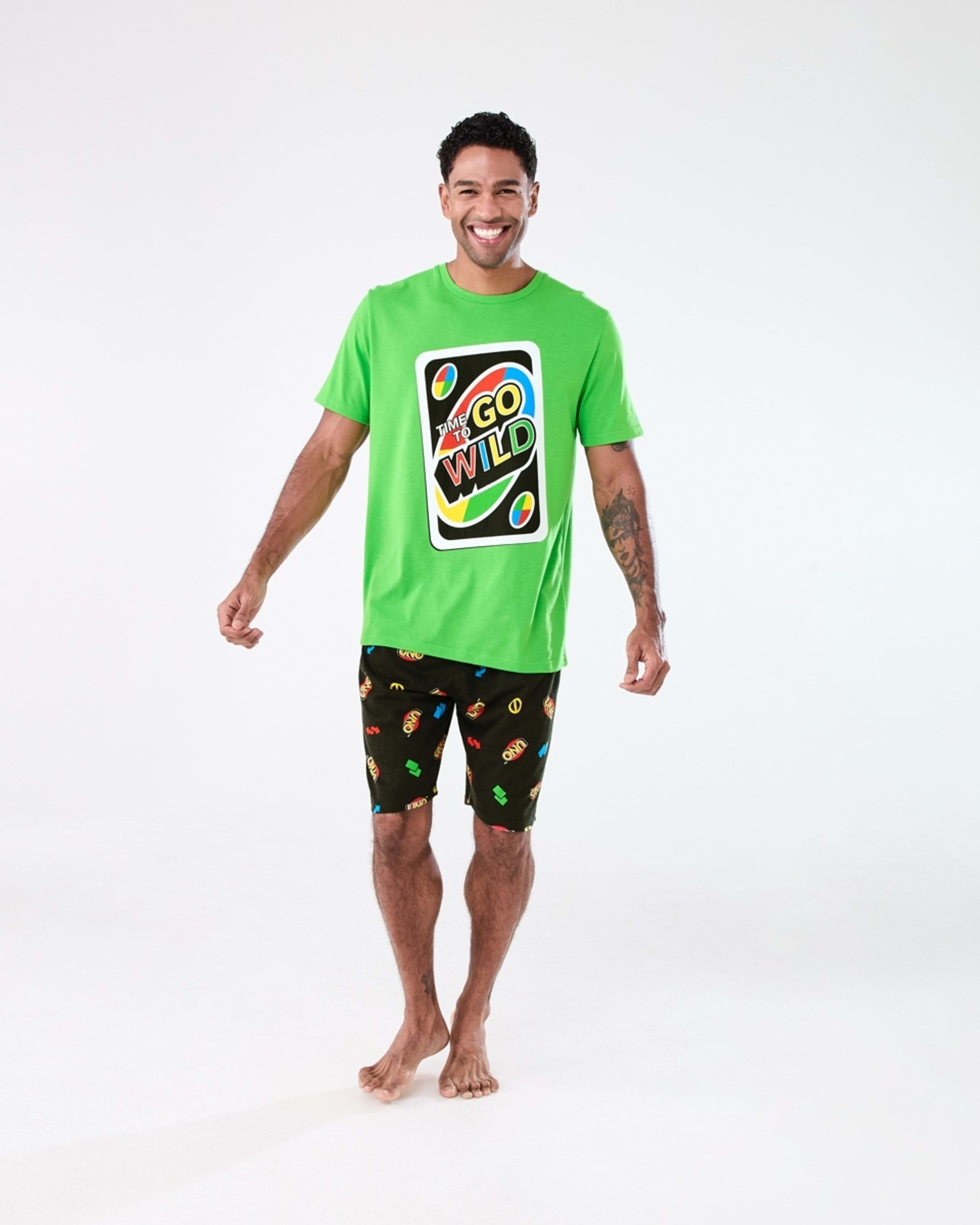 8 UNO License Short Sleeve Top and Shorts Pyjama Set UNO, 8 of 8