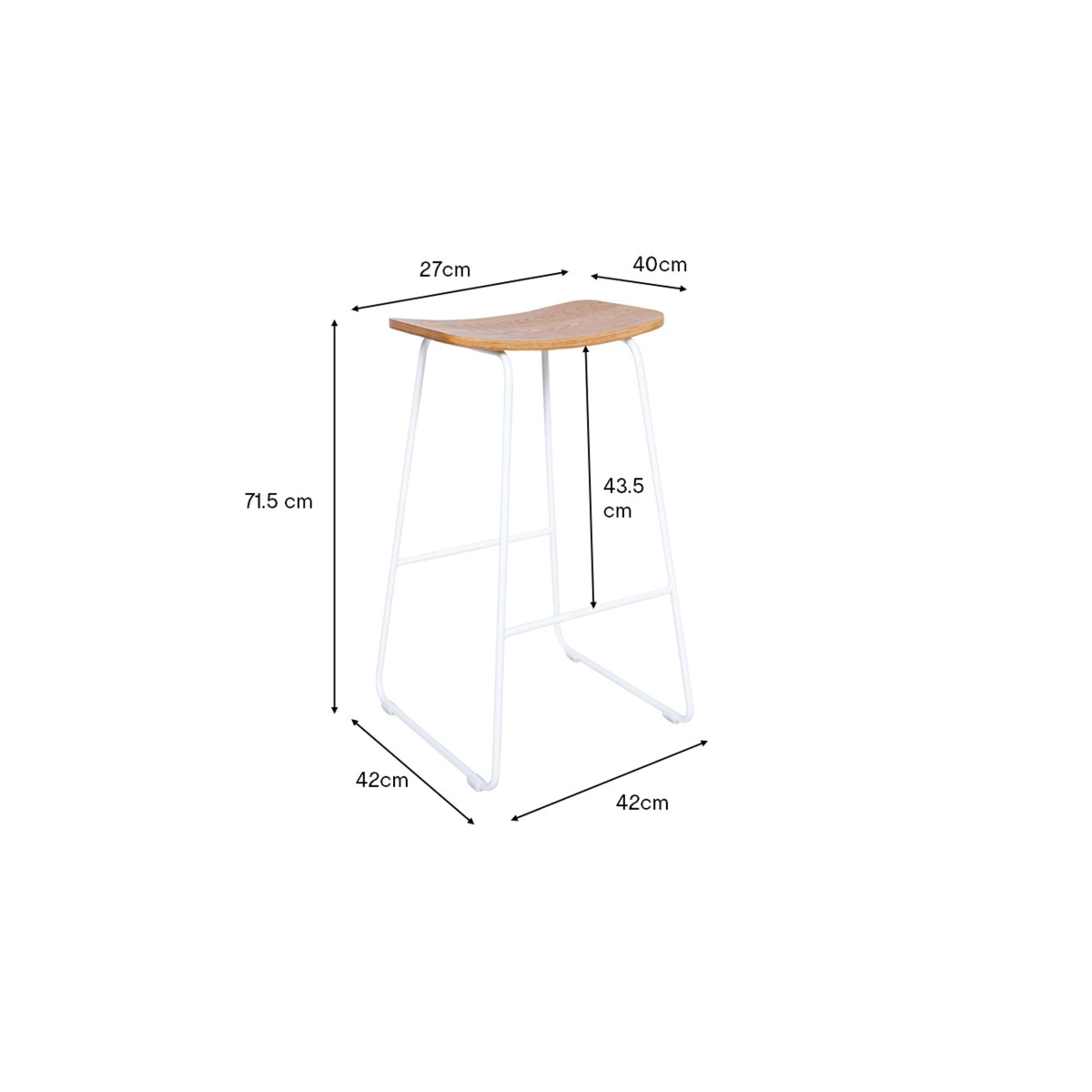 Bar Stool White Kmart