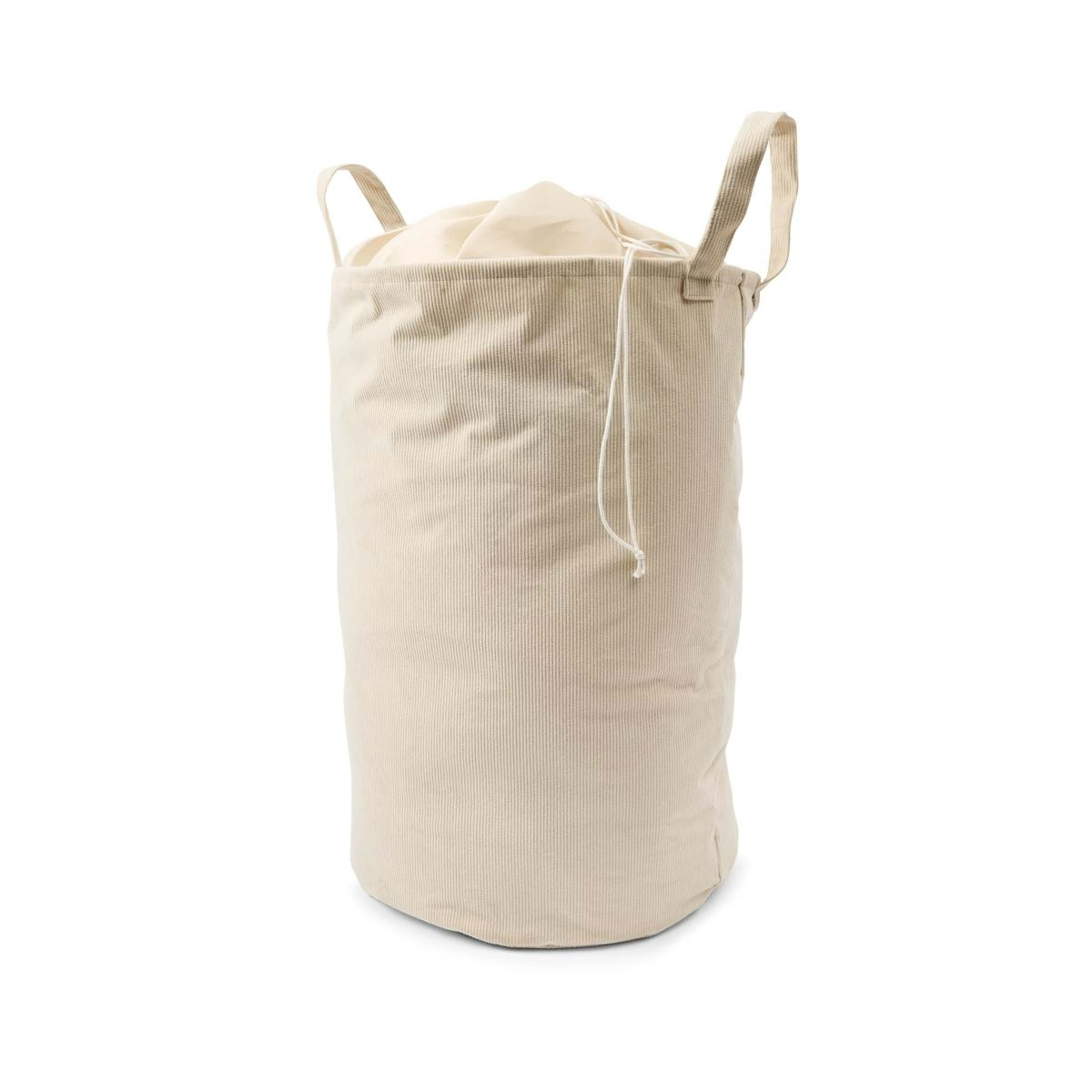 1 Corduroy Pop Up Laundry Hamper - Beige