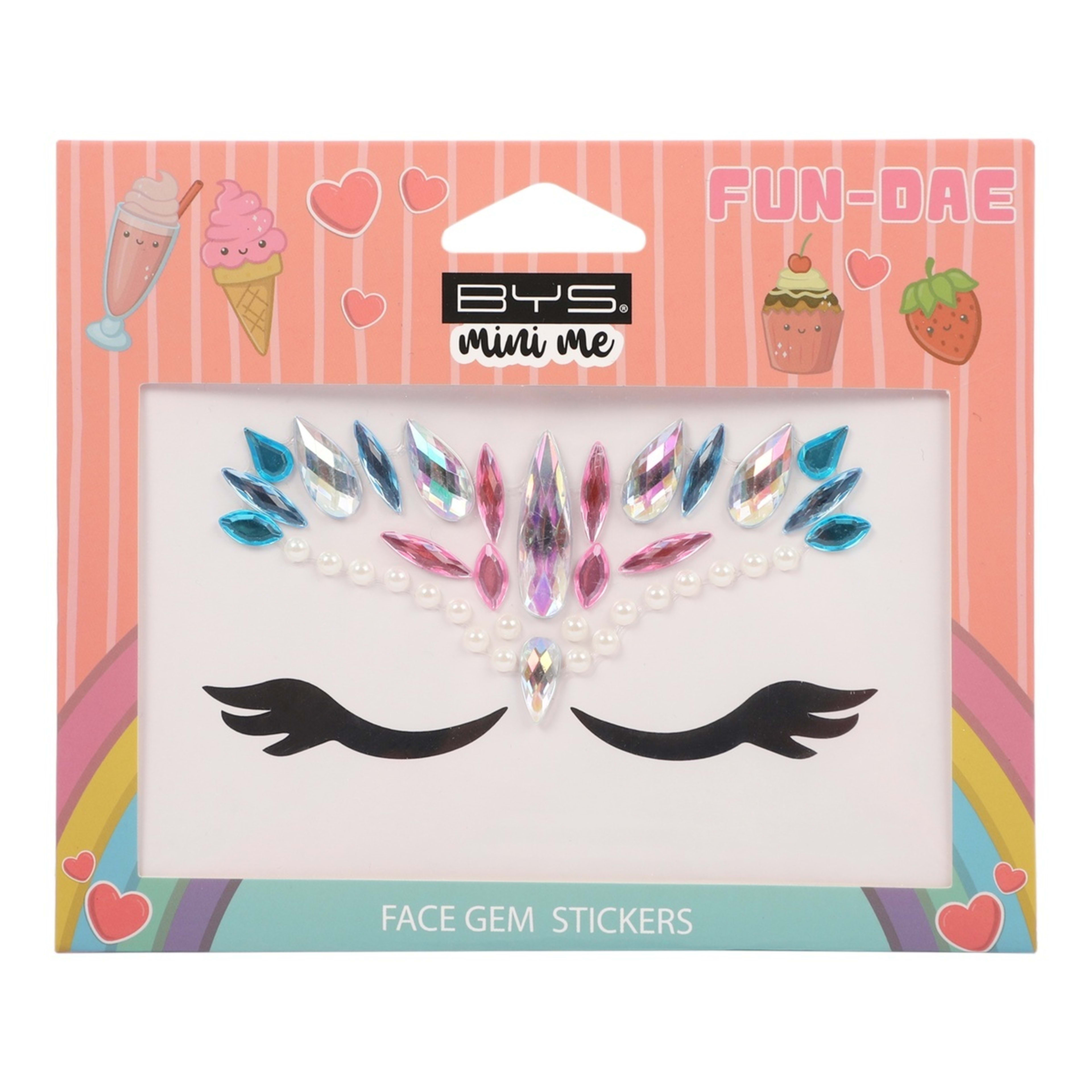 1 BYS Mini Me Face Gem Stickers - Fun-Dae, 1 of 2