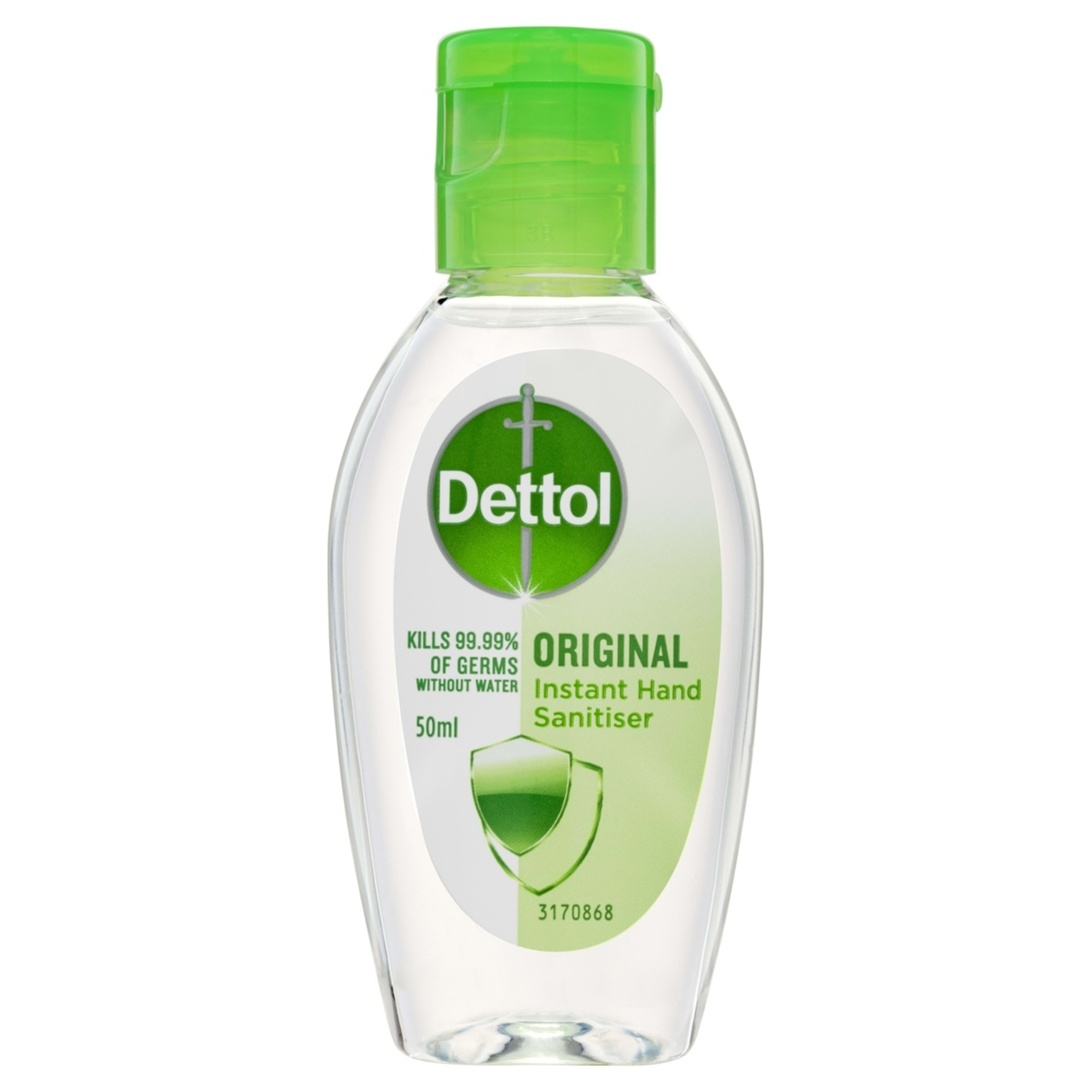 1 Dettol Original Instant Liquid Hand Sanitiser 50ml, 1 of 6