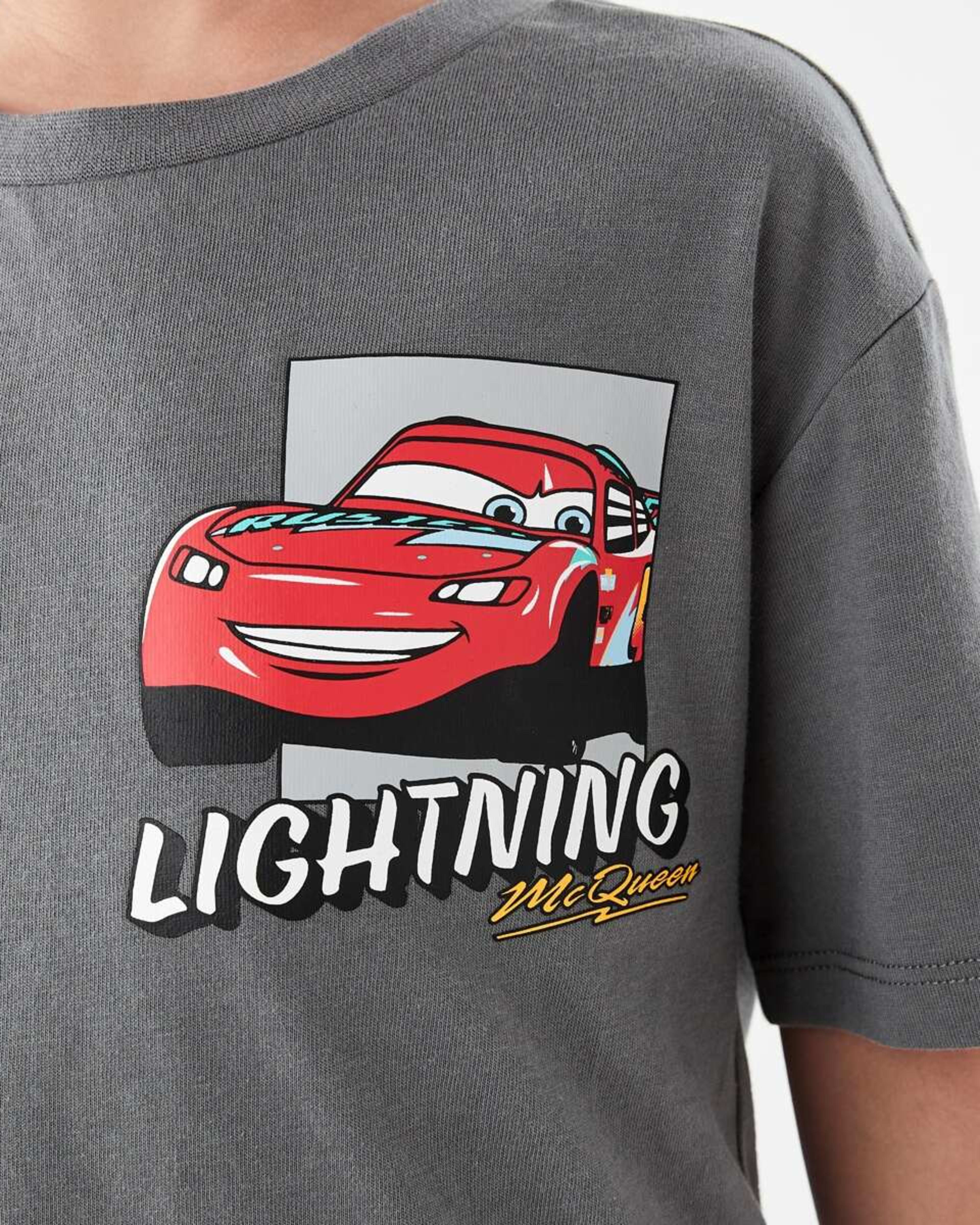 4 Cars License Short Sleeve T-shirt Cars Lightning And Lets Gooo, 4 of 9