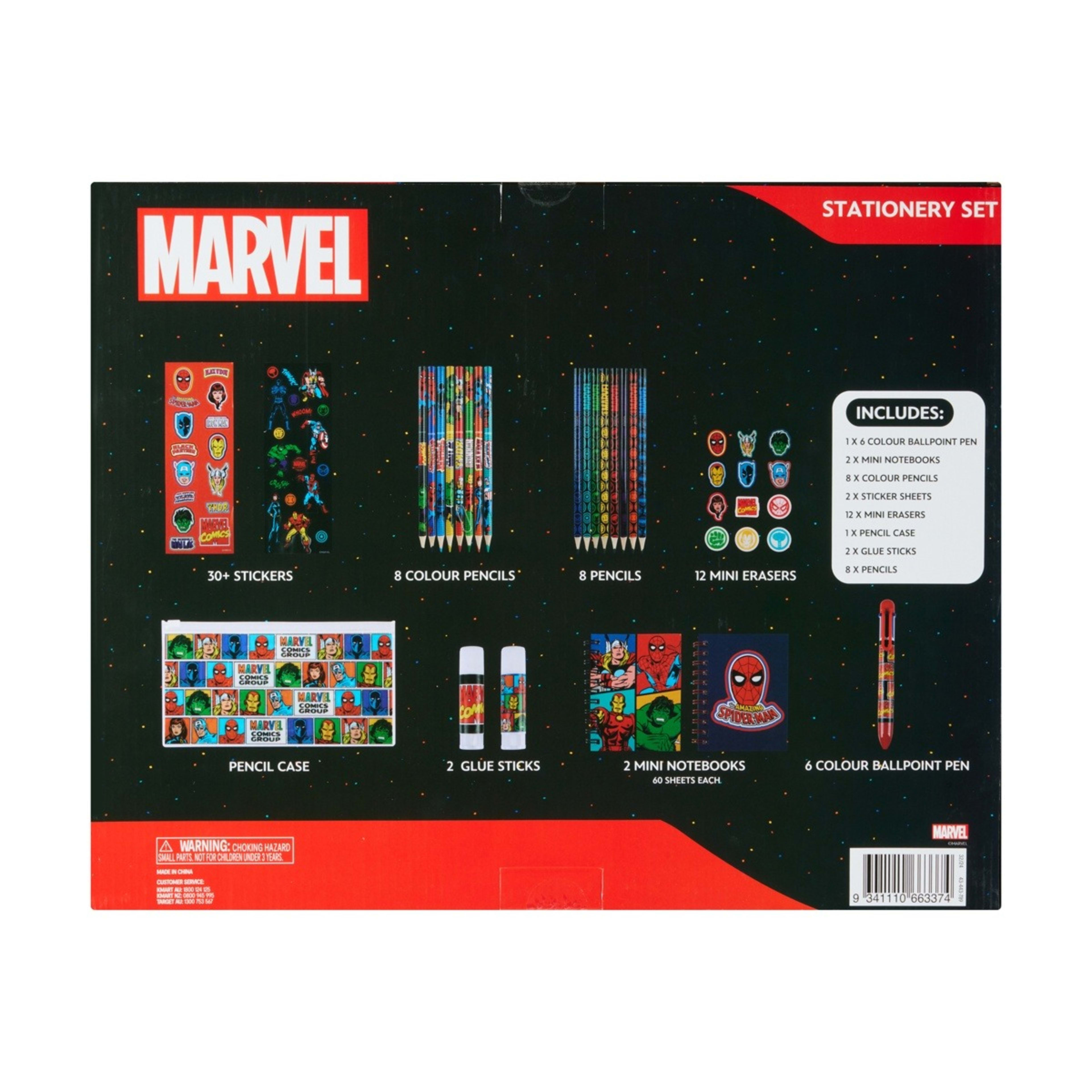 9 Marvel Stationery Set, 9 of 9