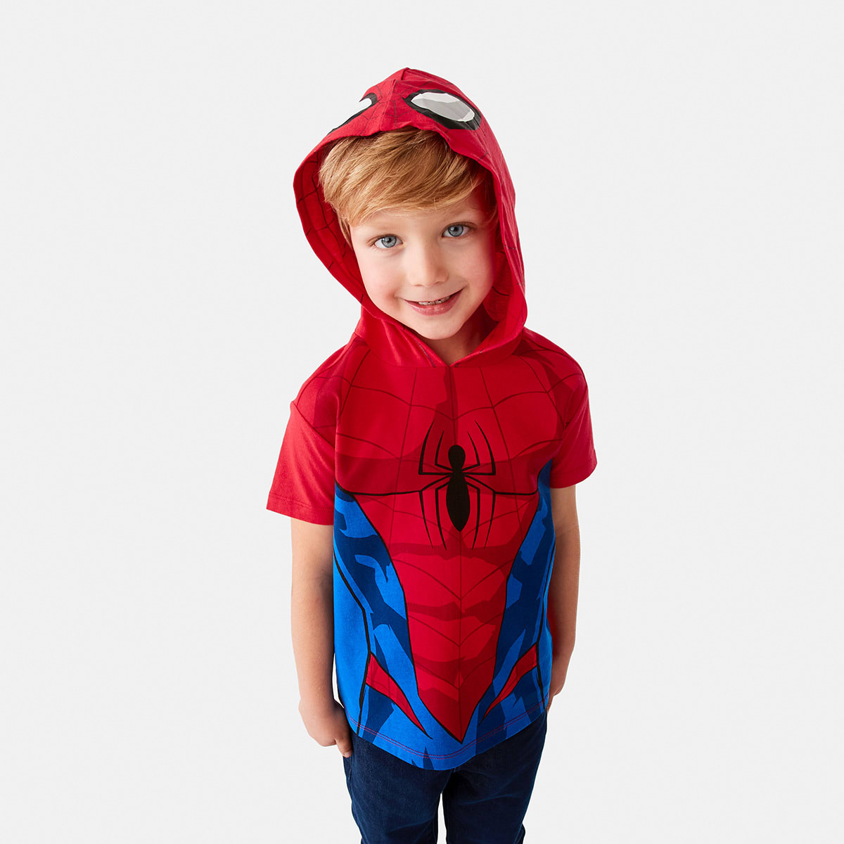 Spider Man License Character Hooded T shirt