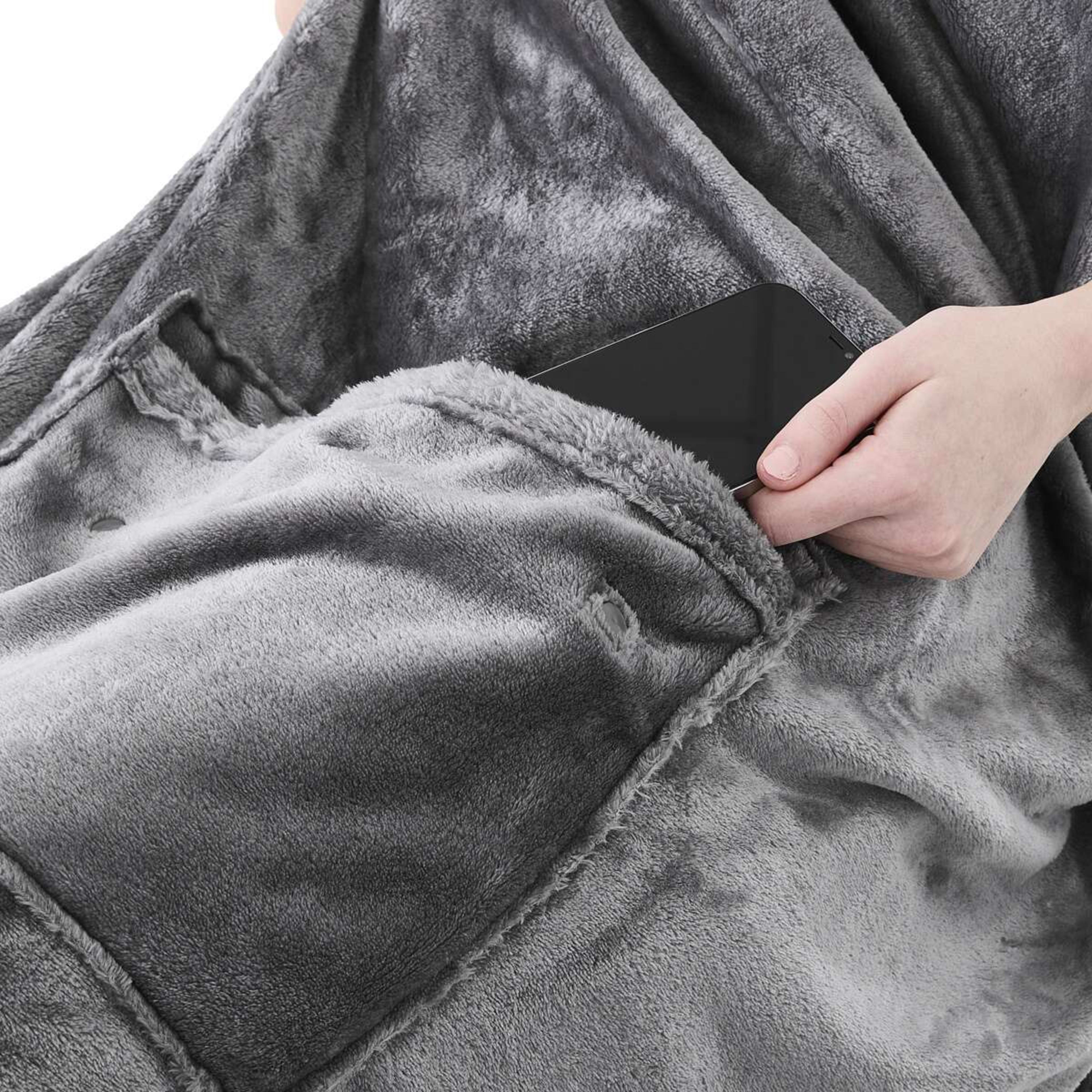Packable Travel Blanket with Pockets - Kmart