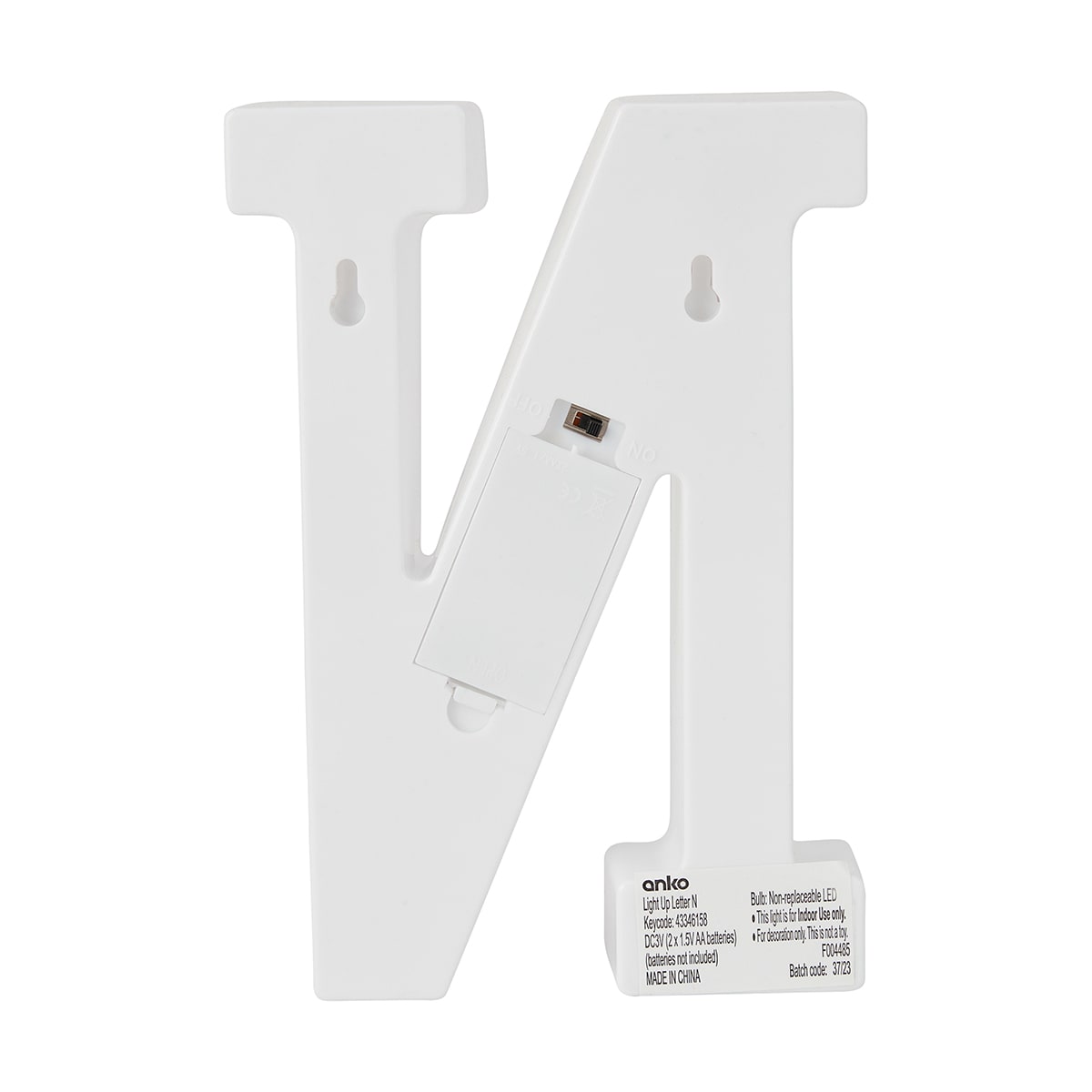 Light Up Letter N Kmart