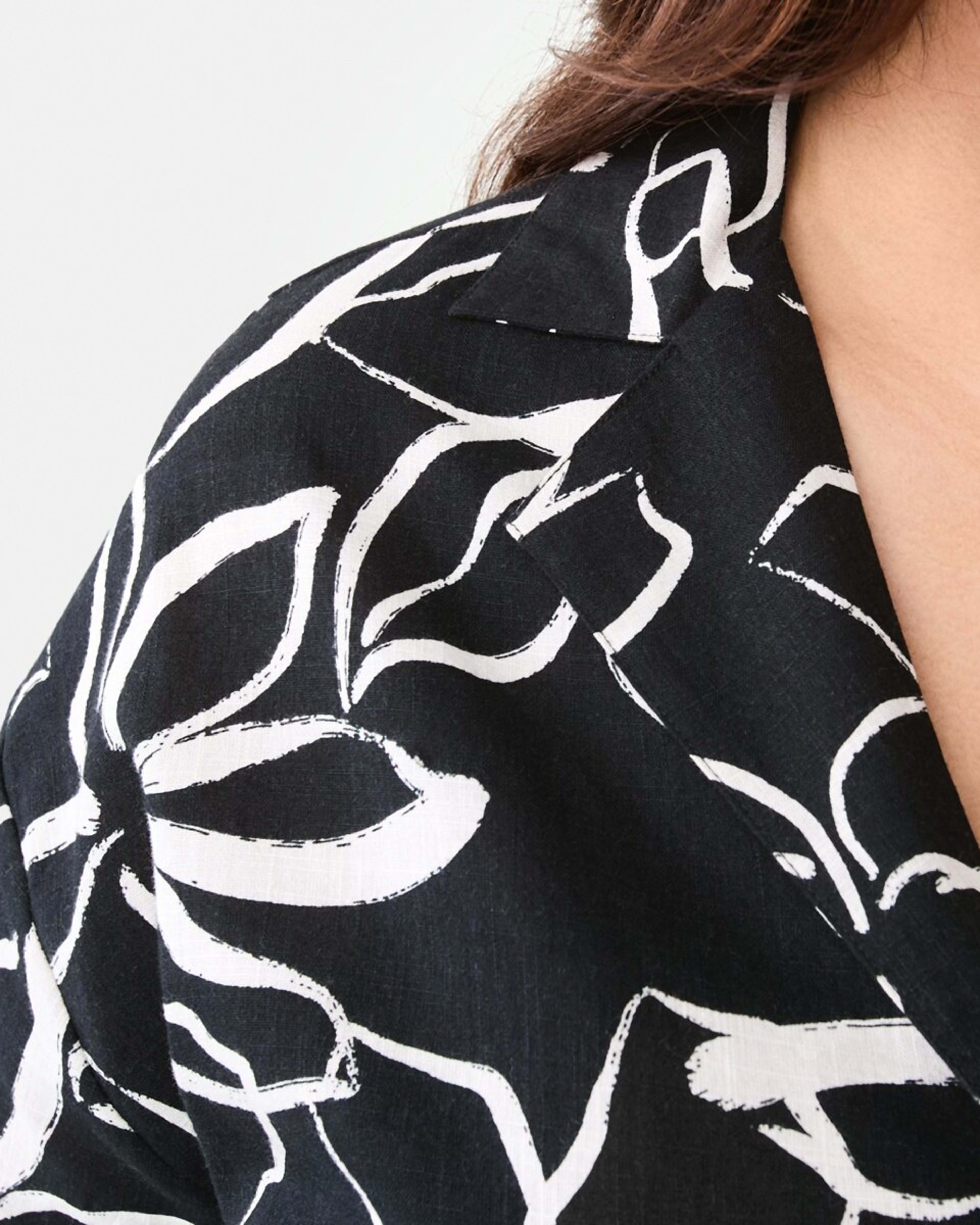 6 Curve Short Sleeve Resort Shirt Sktchflr B, 6 of 8