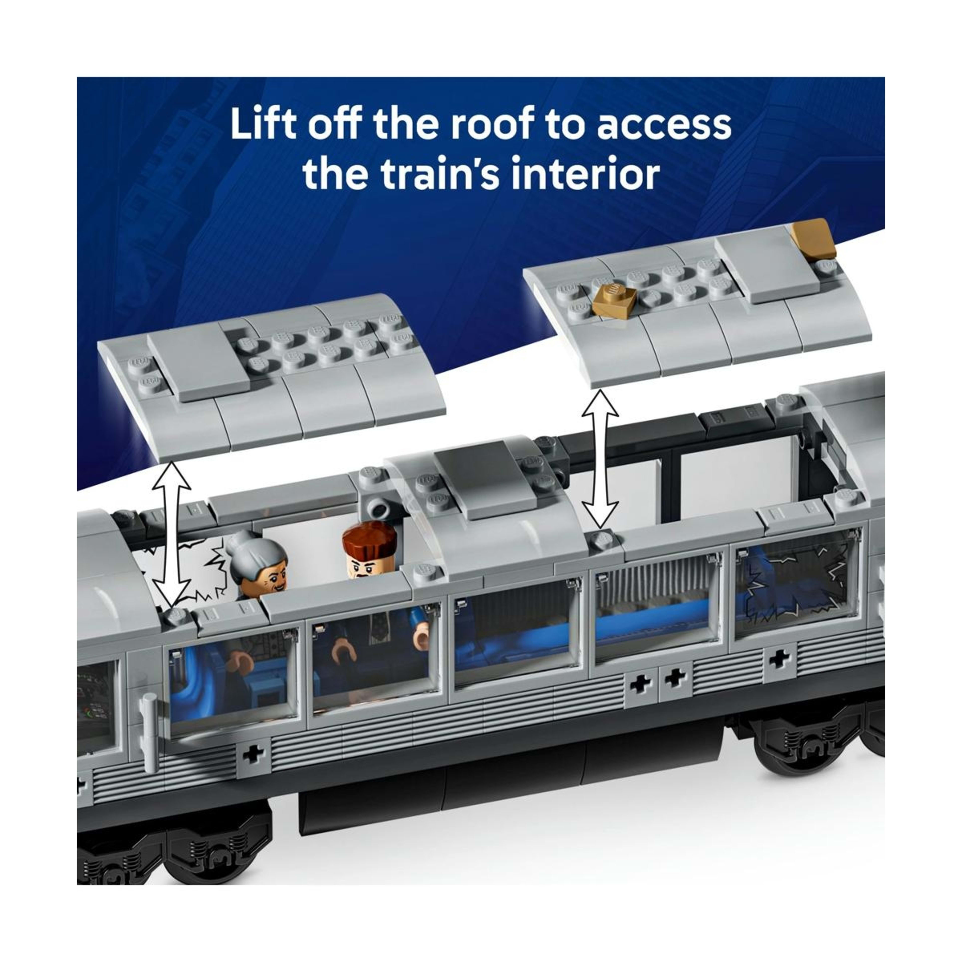 7 LEGO Marvel Super Heroes Spider-Man vs. Doc Ock Subway Train Scene 76321, 7 of 10