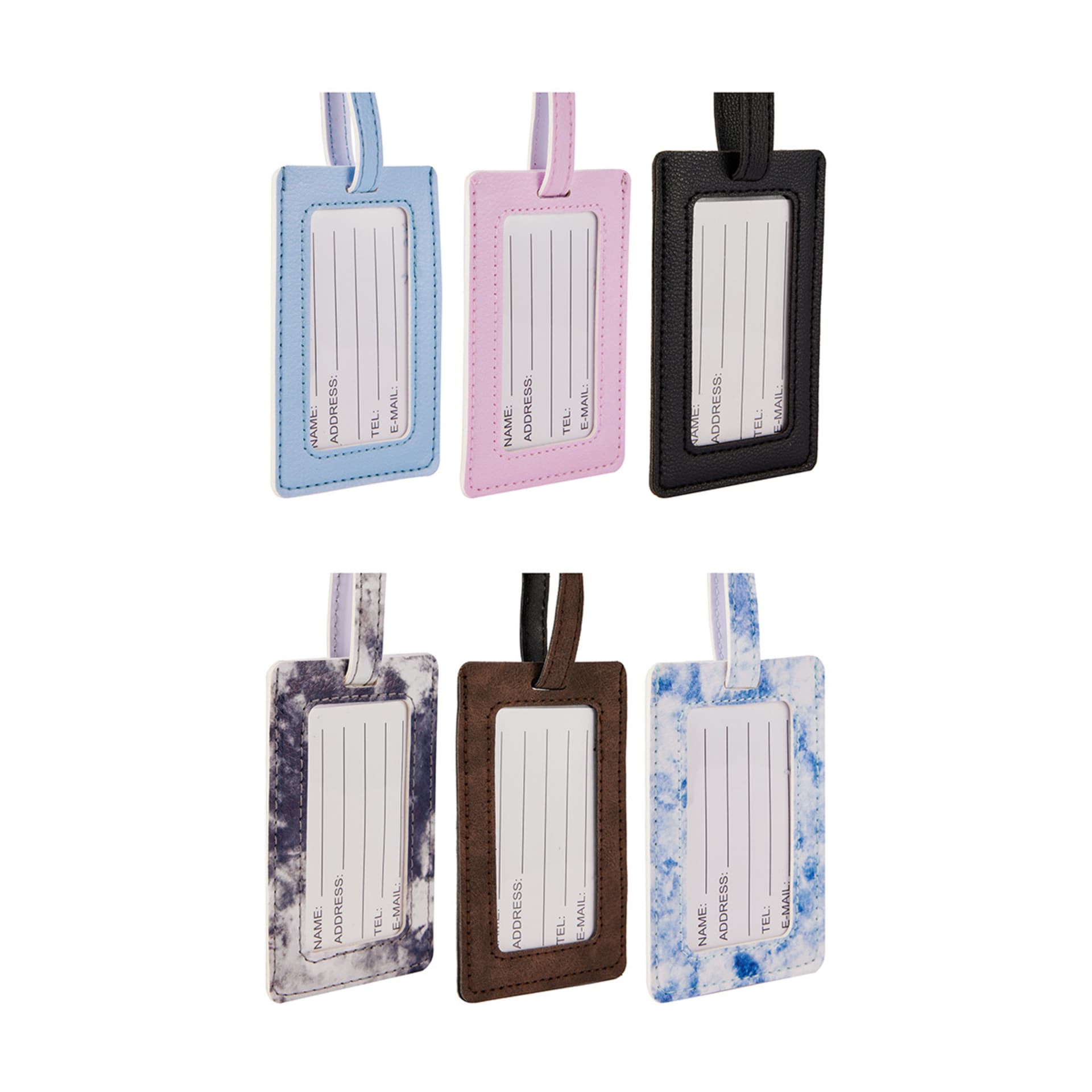 2 Piece Luggage Tags Assorted Kmart