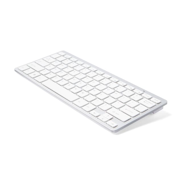 Wireless Keyboard and Mouse Combo White and Silver Kmart
