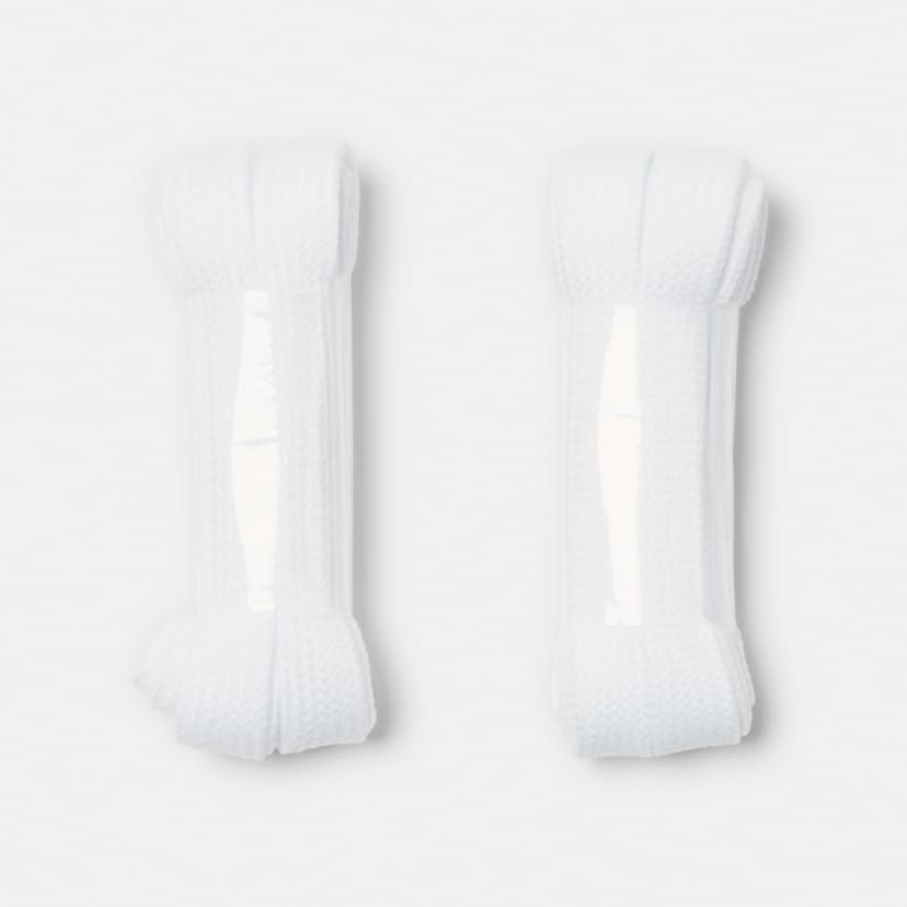 2 Pack Flat Laces White Kmart