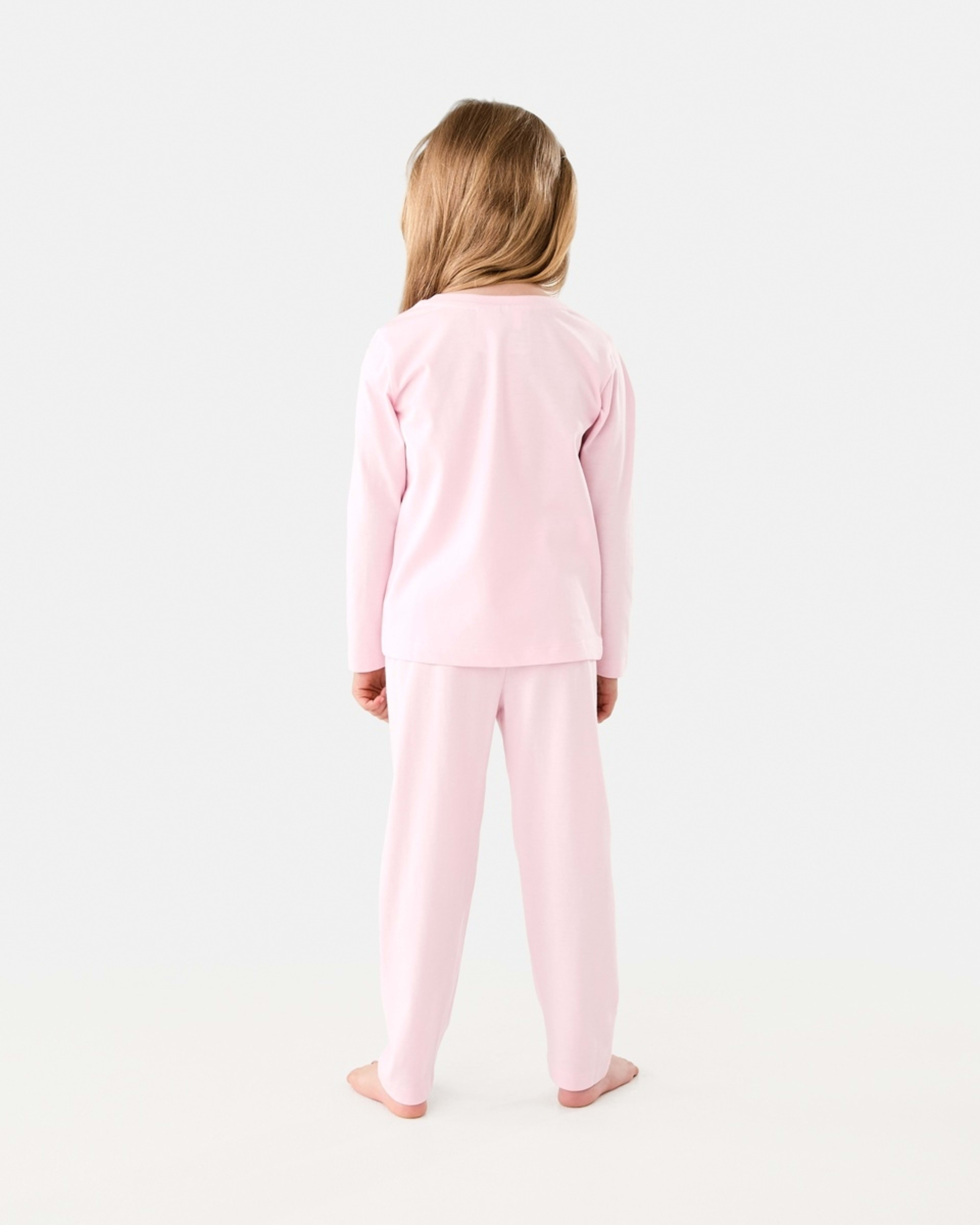 2 Knit Pyjama Set Pnk Bunny, 2 of 8