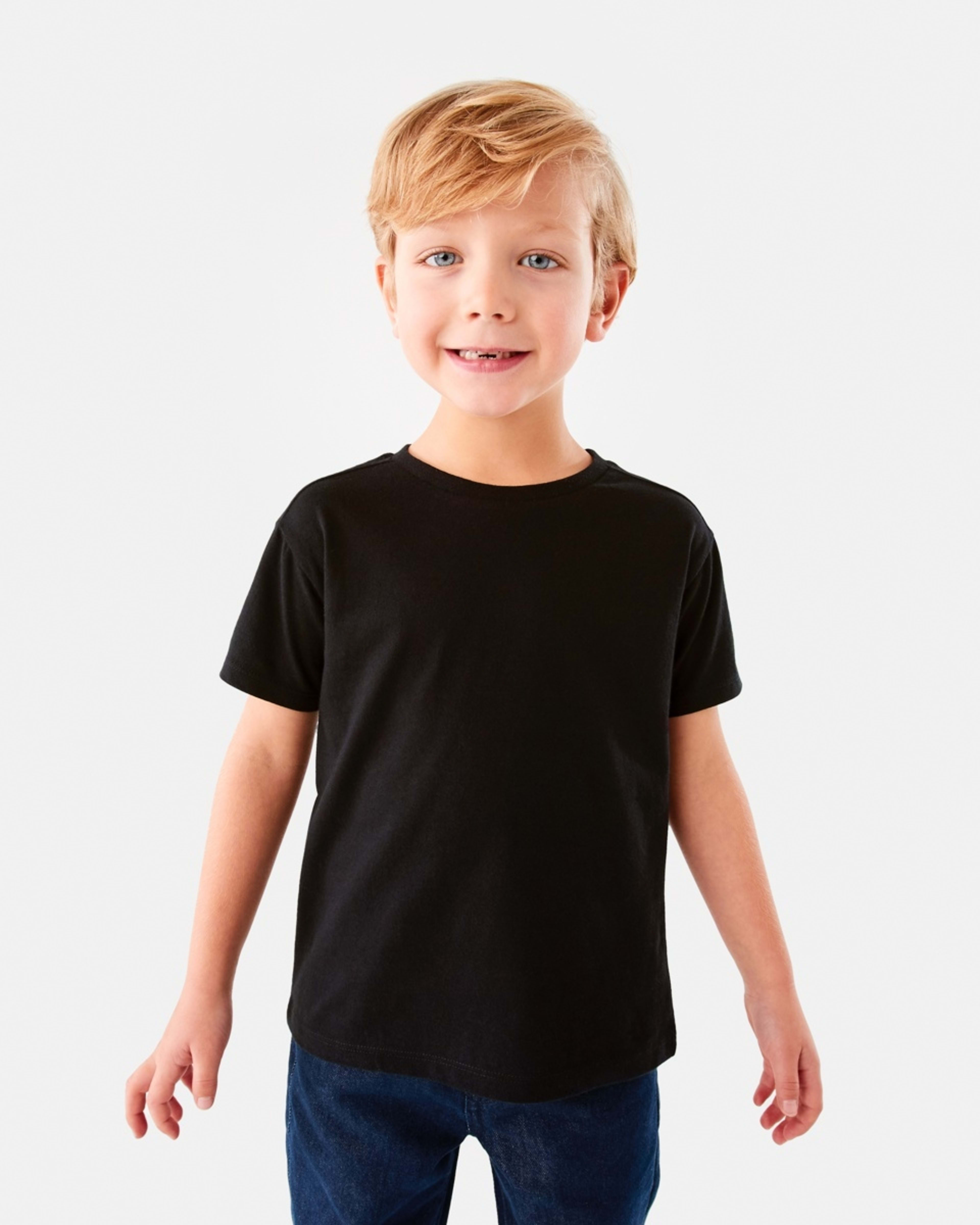 1 Plain T-shirt Black