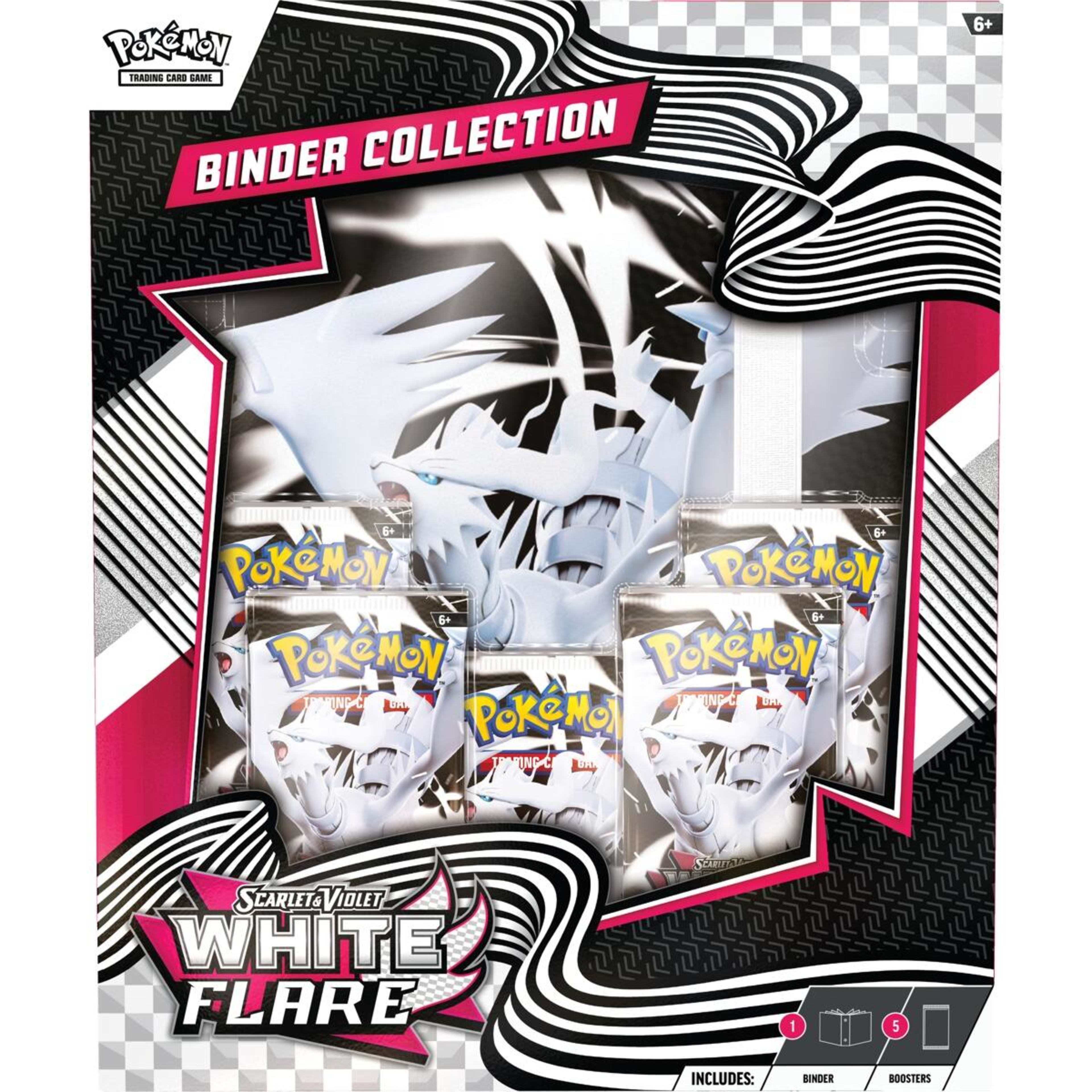 2 Pokemon Trading Card Game: Scarlet and Violet White Flare Binder Collection, 2 of 4