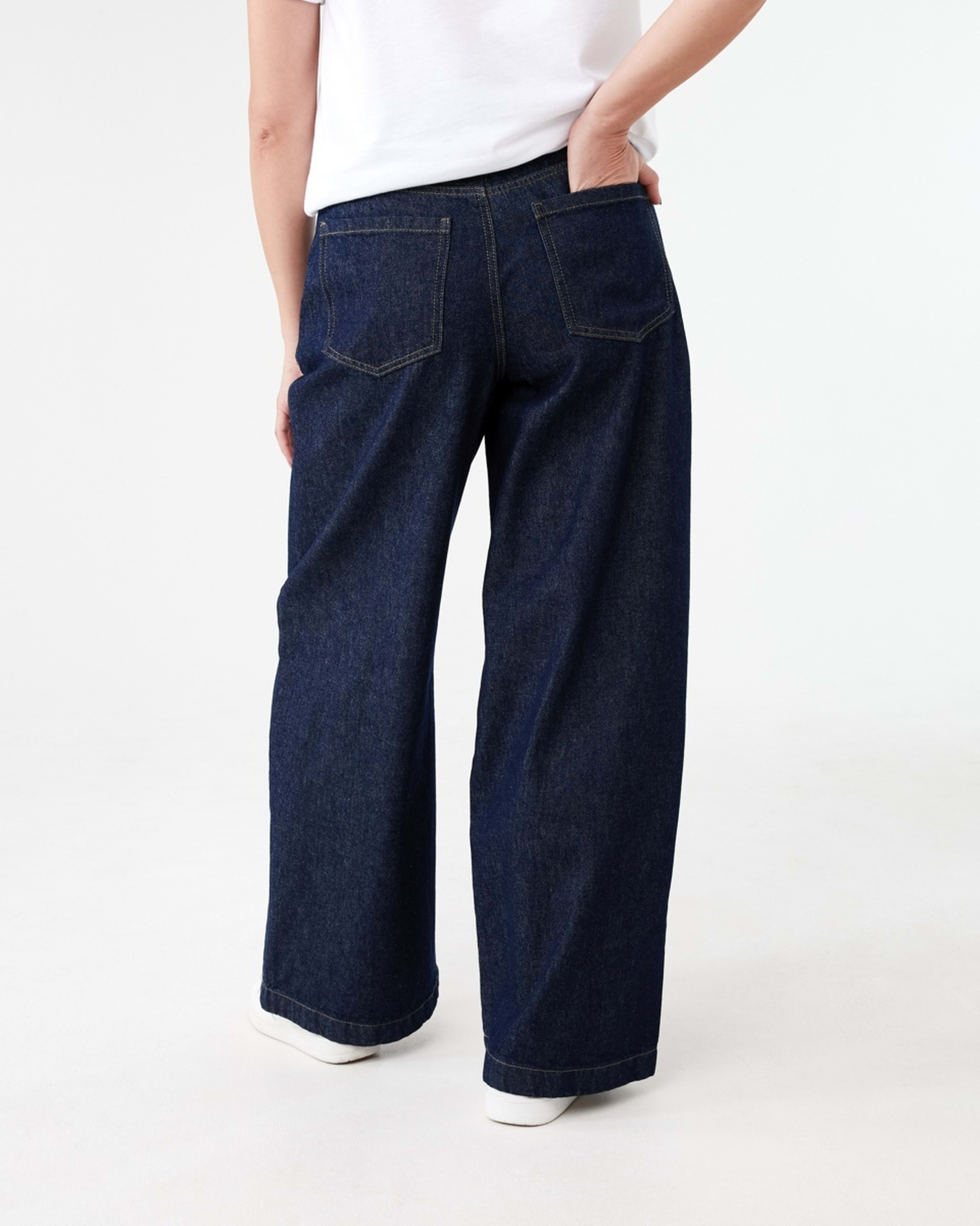 3 Pleat Front Jeans INDIGO, 3 of 6