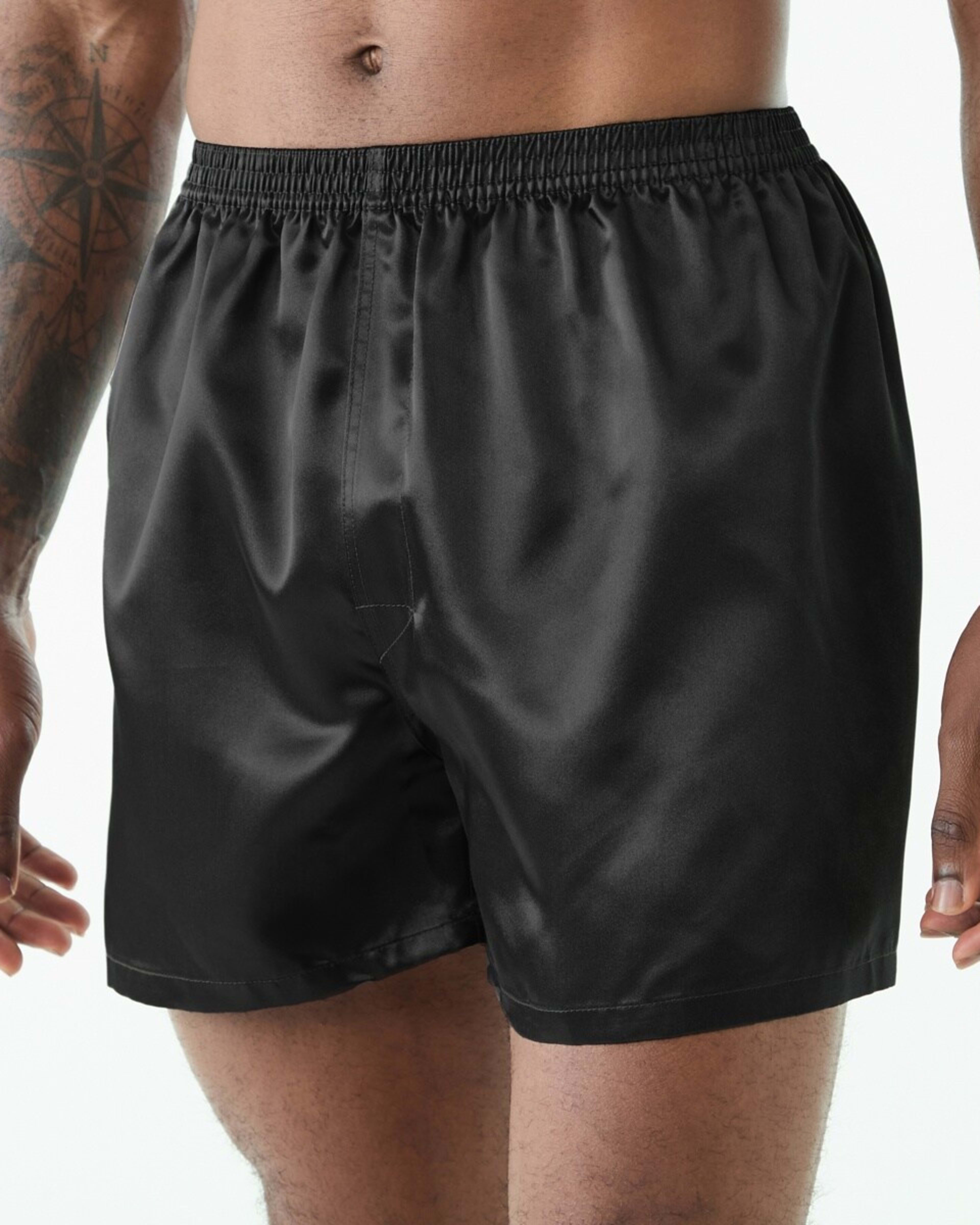 4 2 Pack Satin Boxers BEARFOREST, 4 of 6