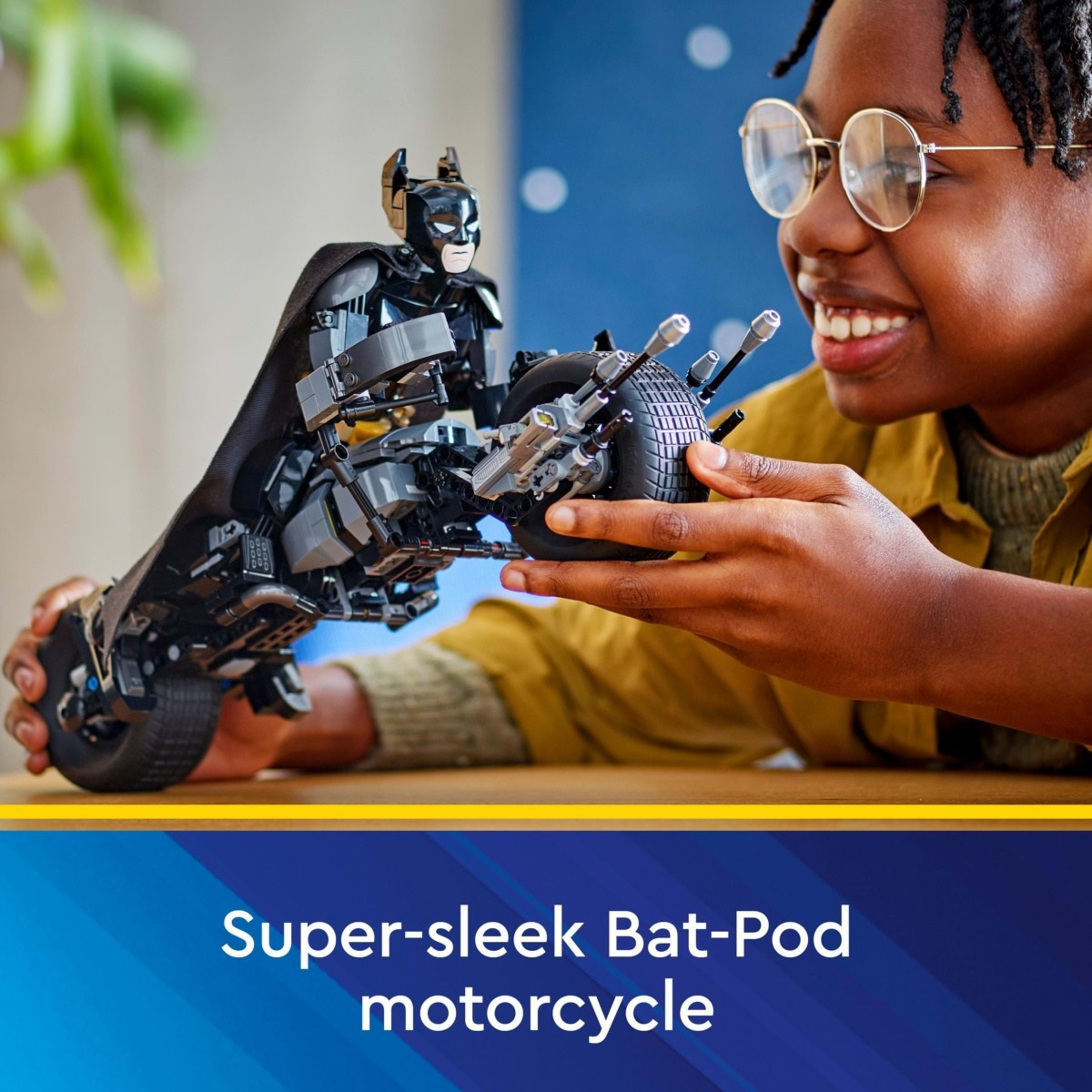 7 LEGO Super Heroes DC Batman Construction Figure and the Bat-Pod Bike 76273, 7 of 11