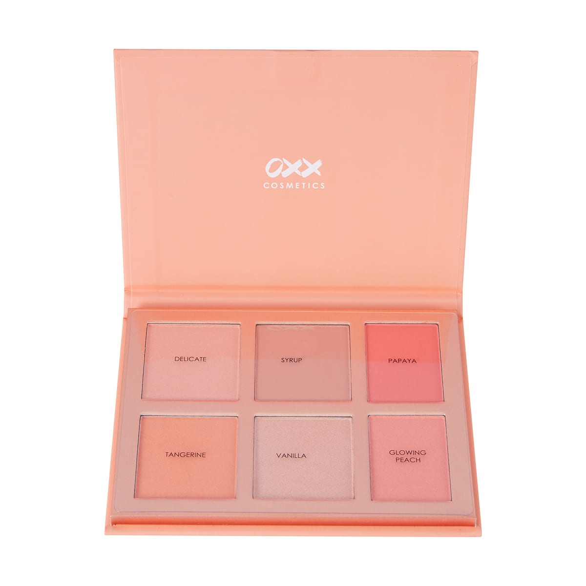 OXX Cosmetics Blush Glow Face Palette Soft Coral Kmart