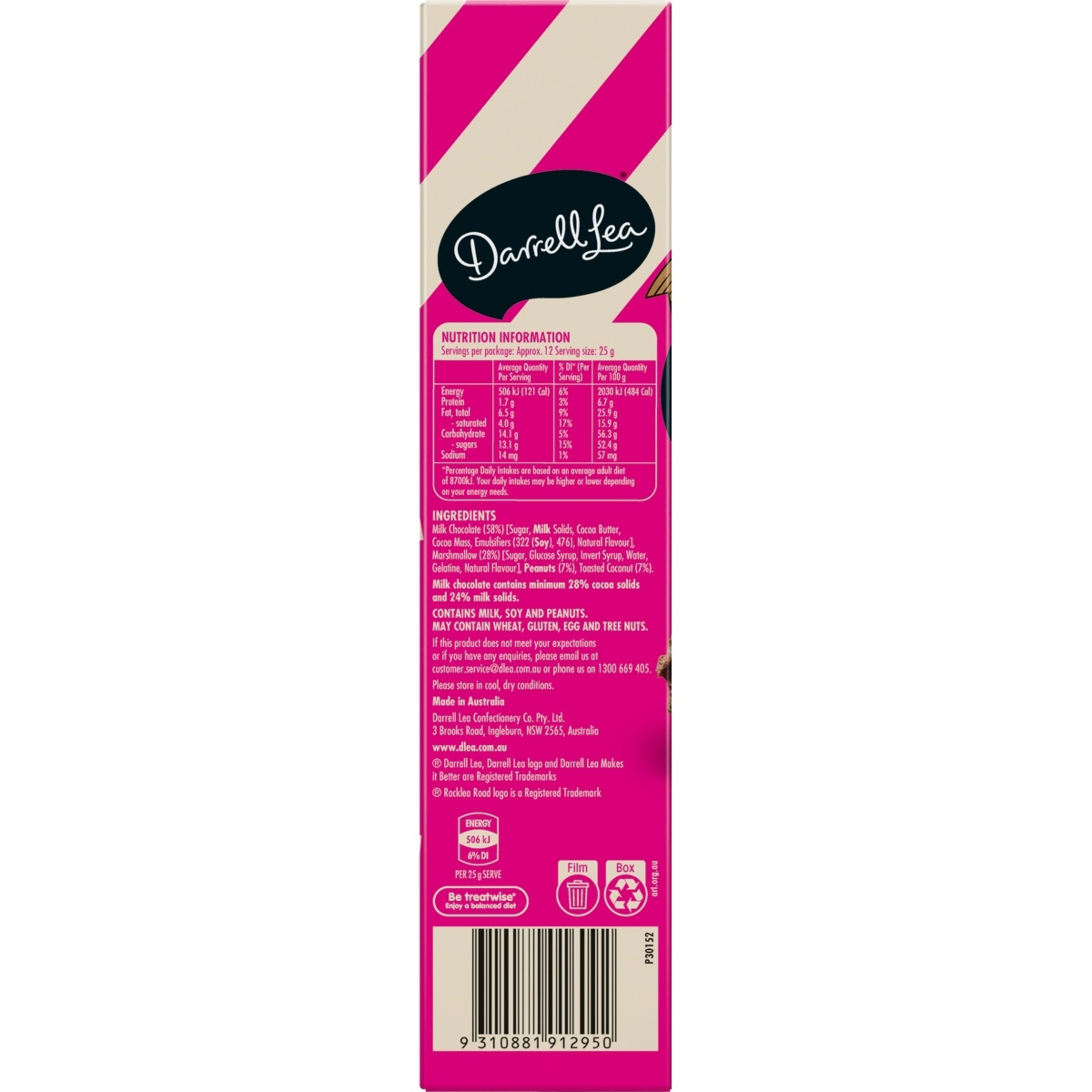 2 Darrell Lea Rocklea Road 290g, 2 of 2