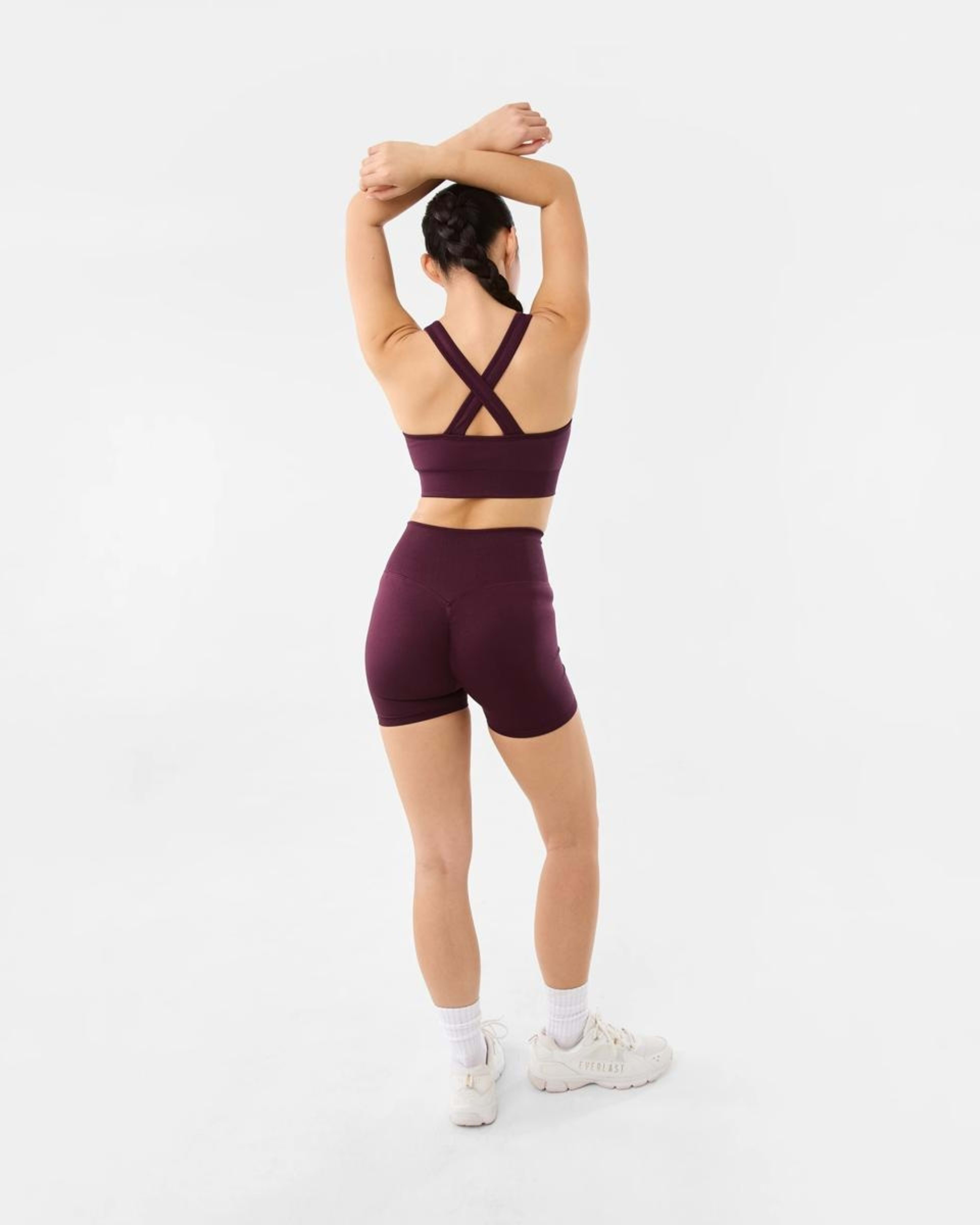 4 Everlast Womens Scoop Neck Seamfree Crop Top EVERLAST CHERRY LAQ, 4 of 10