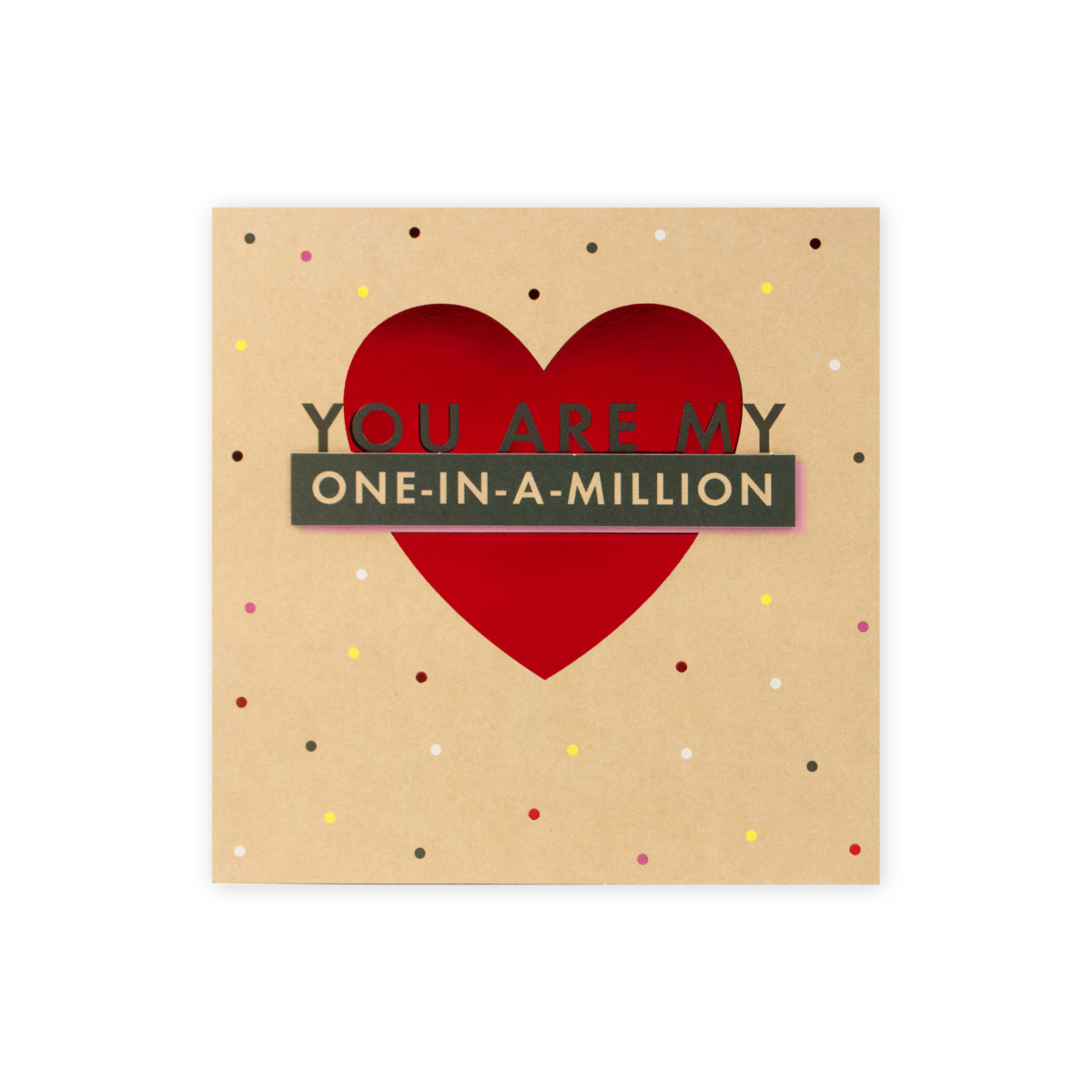 1 Hallmark Valentine's Day Card - One-In-A-Million